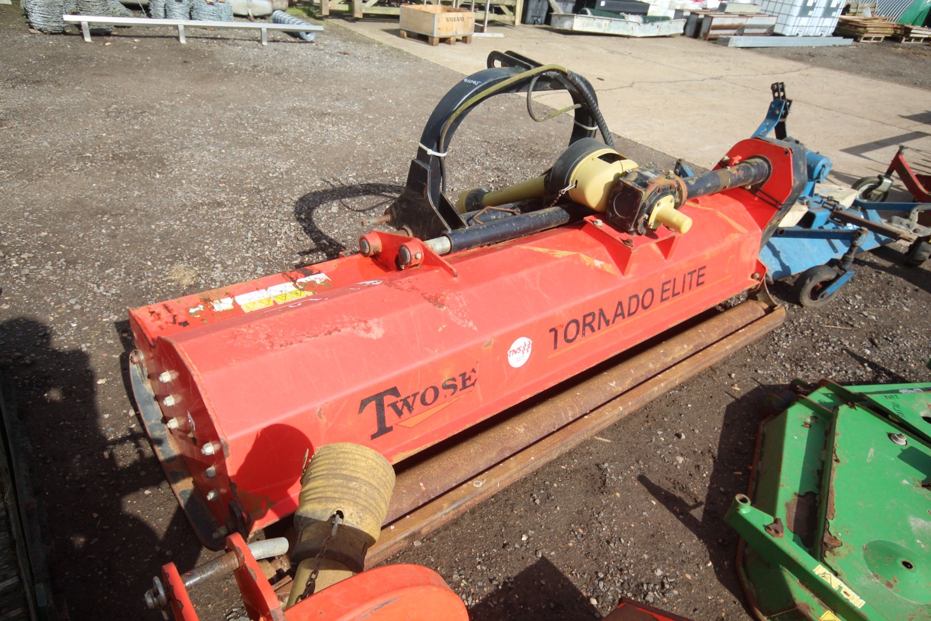 Twose Tornado Elite 7ft6in flail mower. With rear roller and sideshift. V - Image 4 of 15