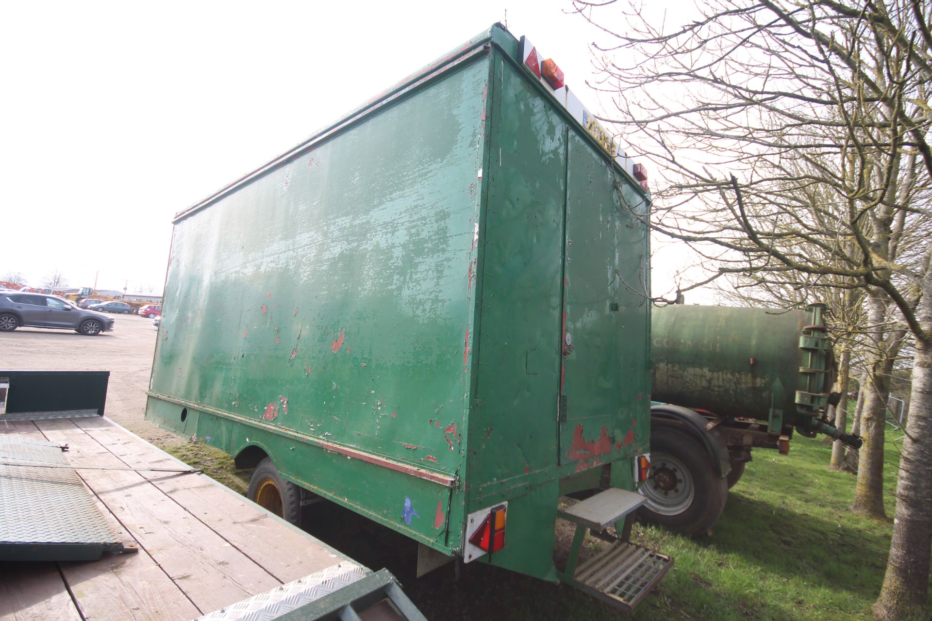 Single axle beaters trailer. V - Image 4 of 24