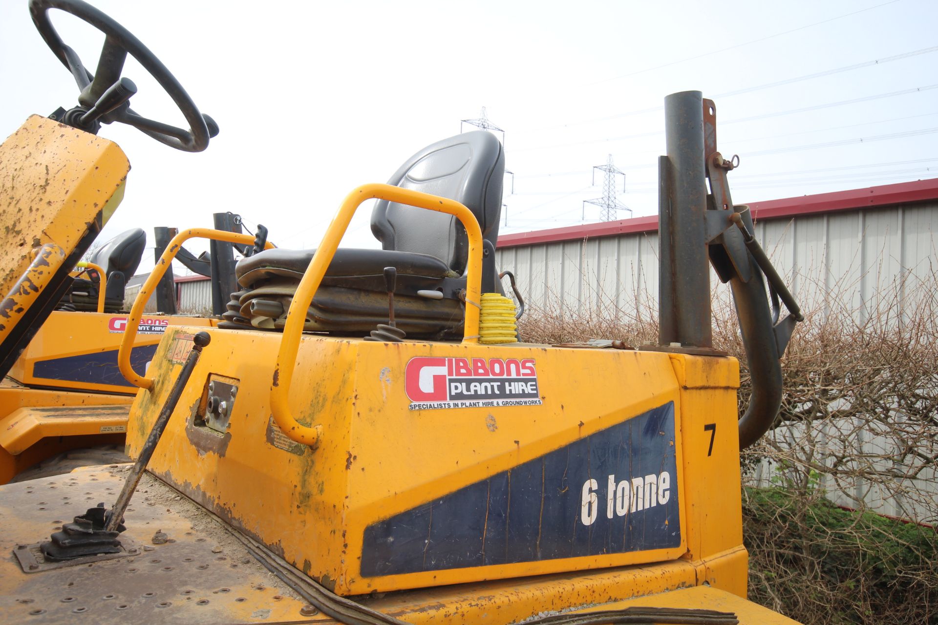 Thwaites 6T 4WD dumper. 2009. Hours TBC. Serial number SLCM565ZZ90887177. 405/70-20 wheels and - Image 17 of 35