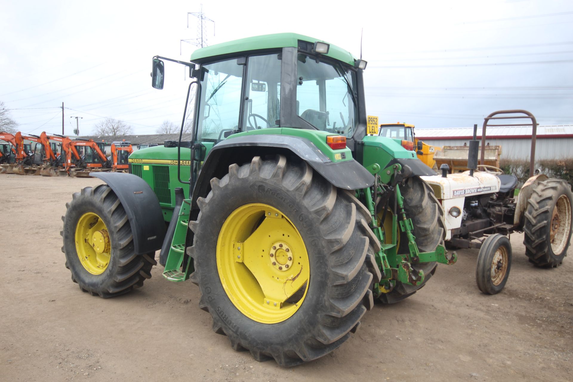 John Deere 6900 4WD tractor. Registration R952 LEL. Date of first registration 01/08/1997. 11,230 - Image 8 of 76