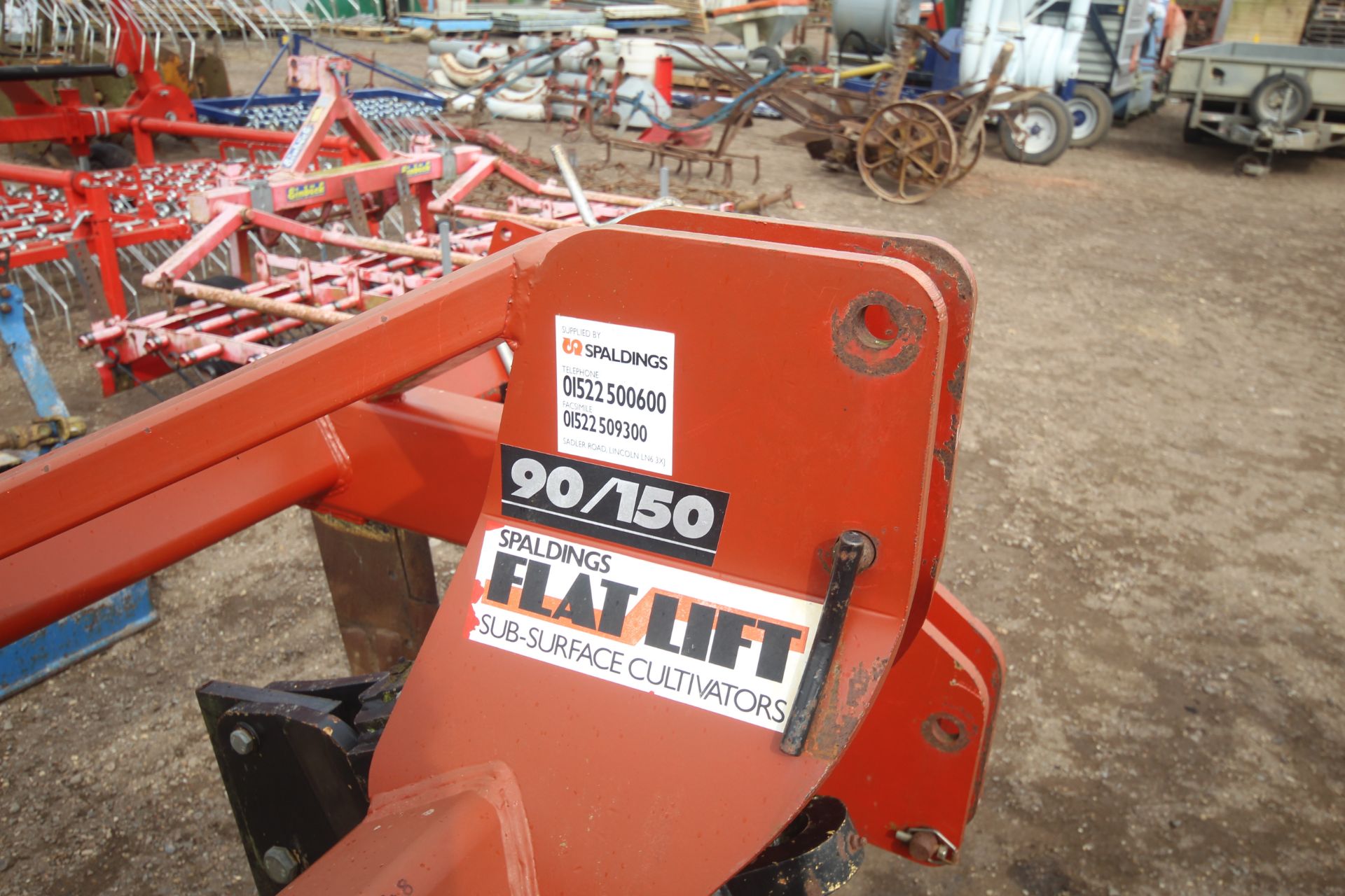 Spaldings 90/150 Flatlift three leg subsoiler. From a local deceased estate. Manual held. - Bild 2 aus 17