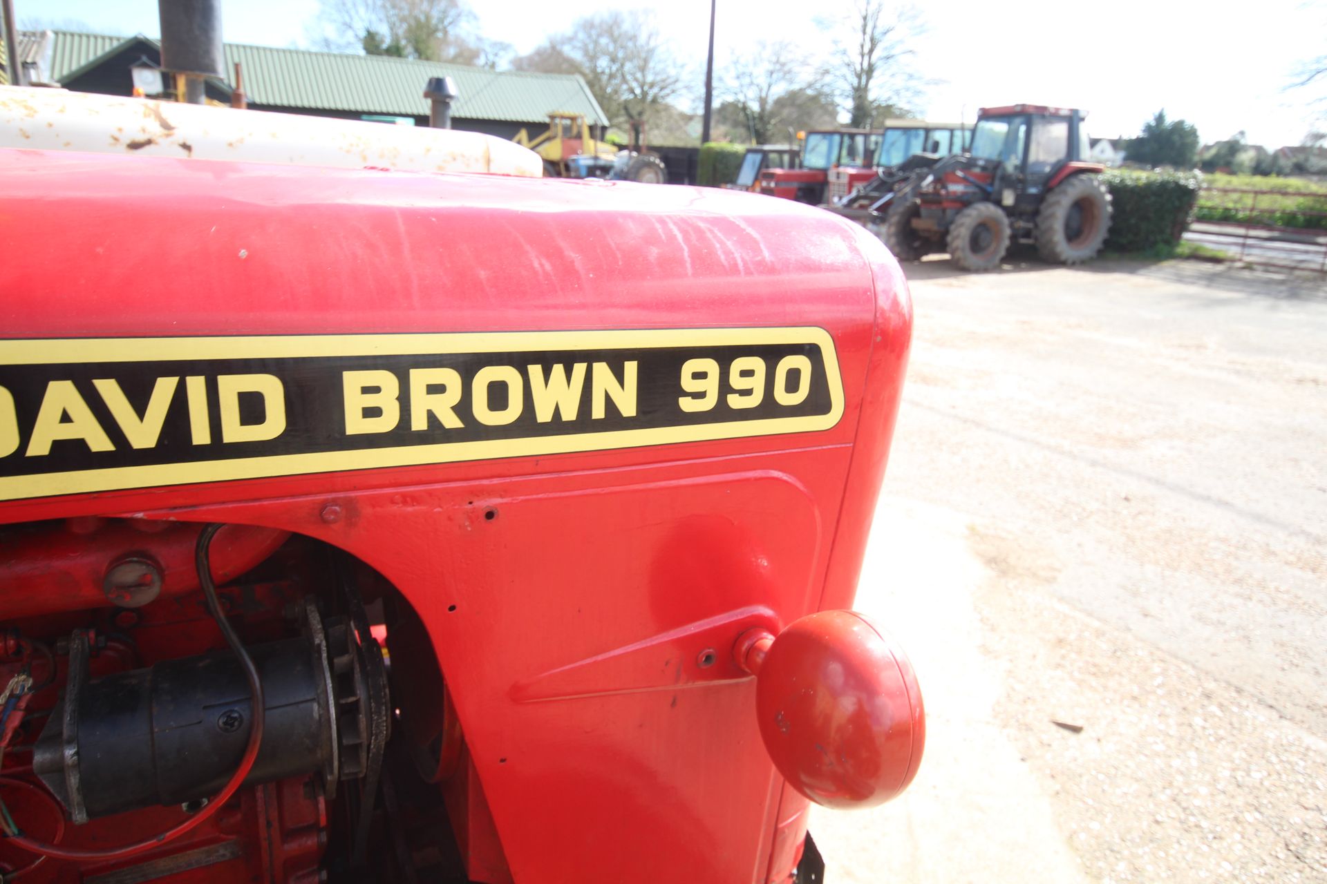 David Brown 990 Implematic live drive 2WD tractor. Registration CNO 117B. Date of first registration - Image 38 of 43