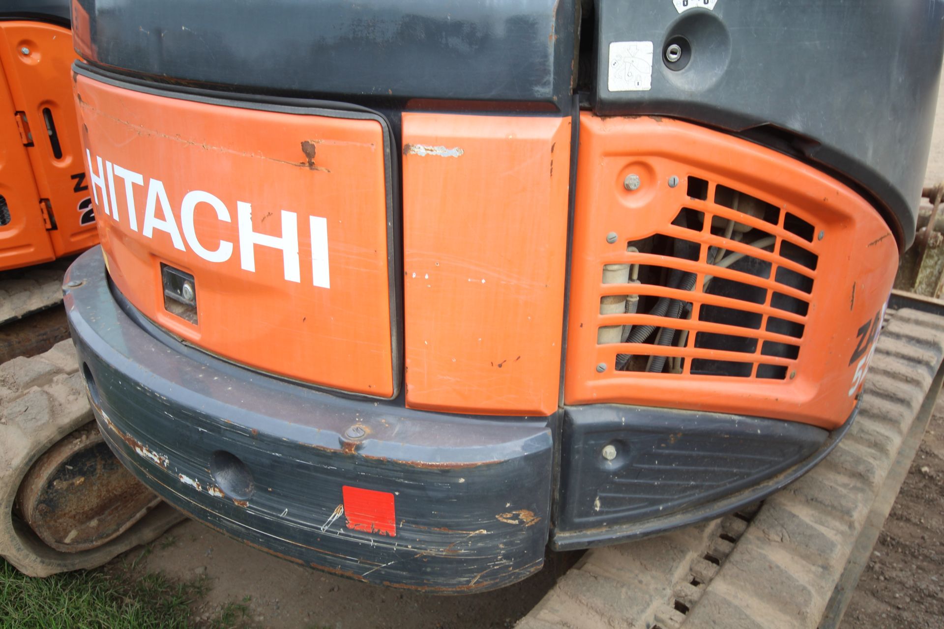 Hitachi Z-Axis 52U-3 CLR 5T rubber track excavator. 2013. 5,066 hours. Serial number HCM - Bild 27 aus 71