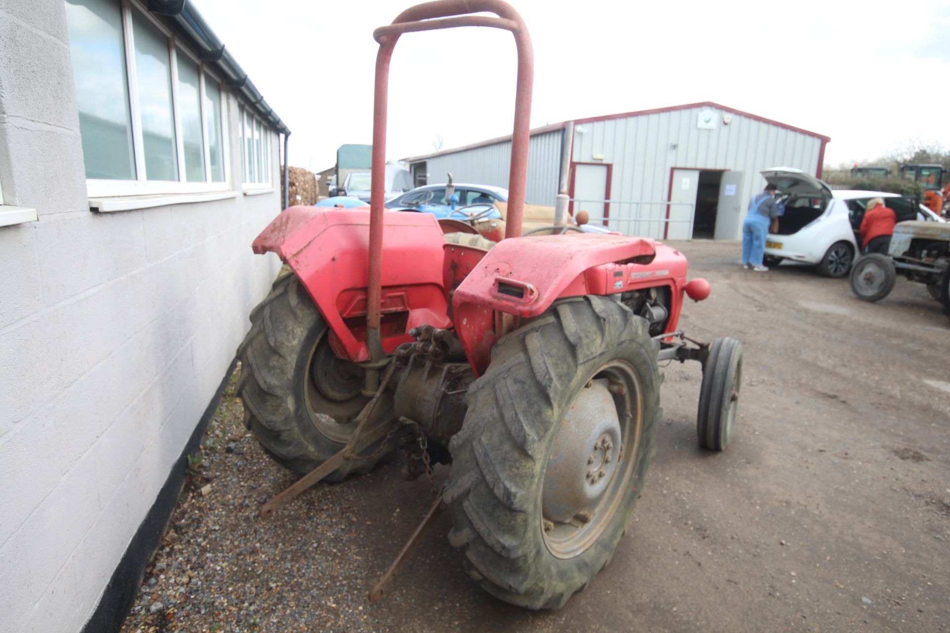 Massey Ferguson 35X 2WD tractor. 1963. Serial number SNMY313859. 11-28 rear wheels and tyres. - Image 2 of 43