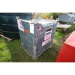 Fuel Proof 900L bunded fuel cube. 2018. With manual pump. For sale on behalf of the Directors,