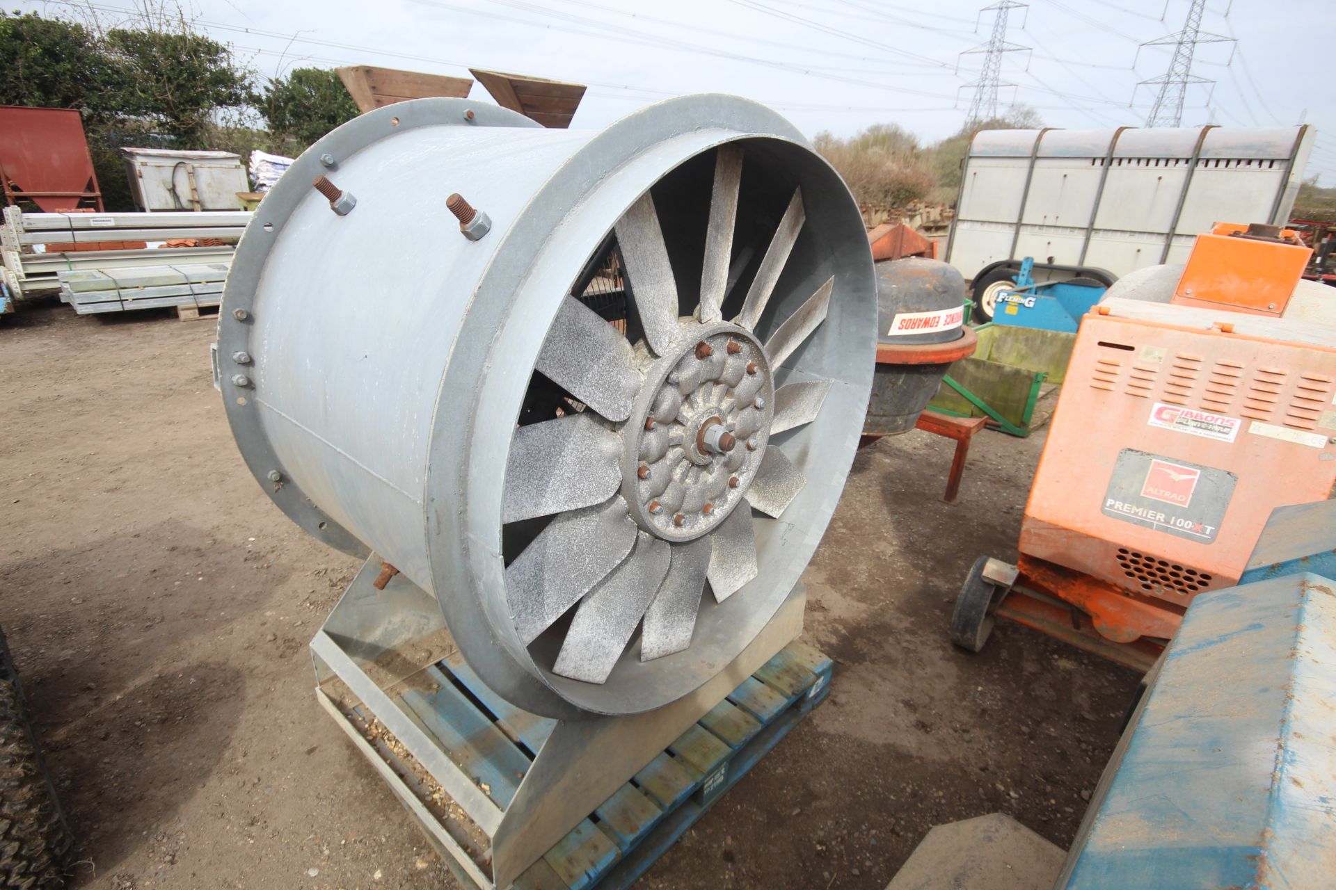 Large PTO drying fan. - Image 8 of 11