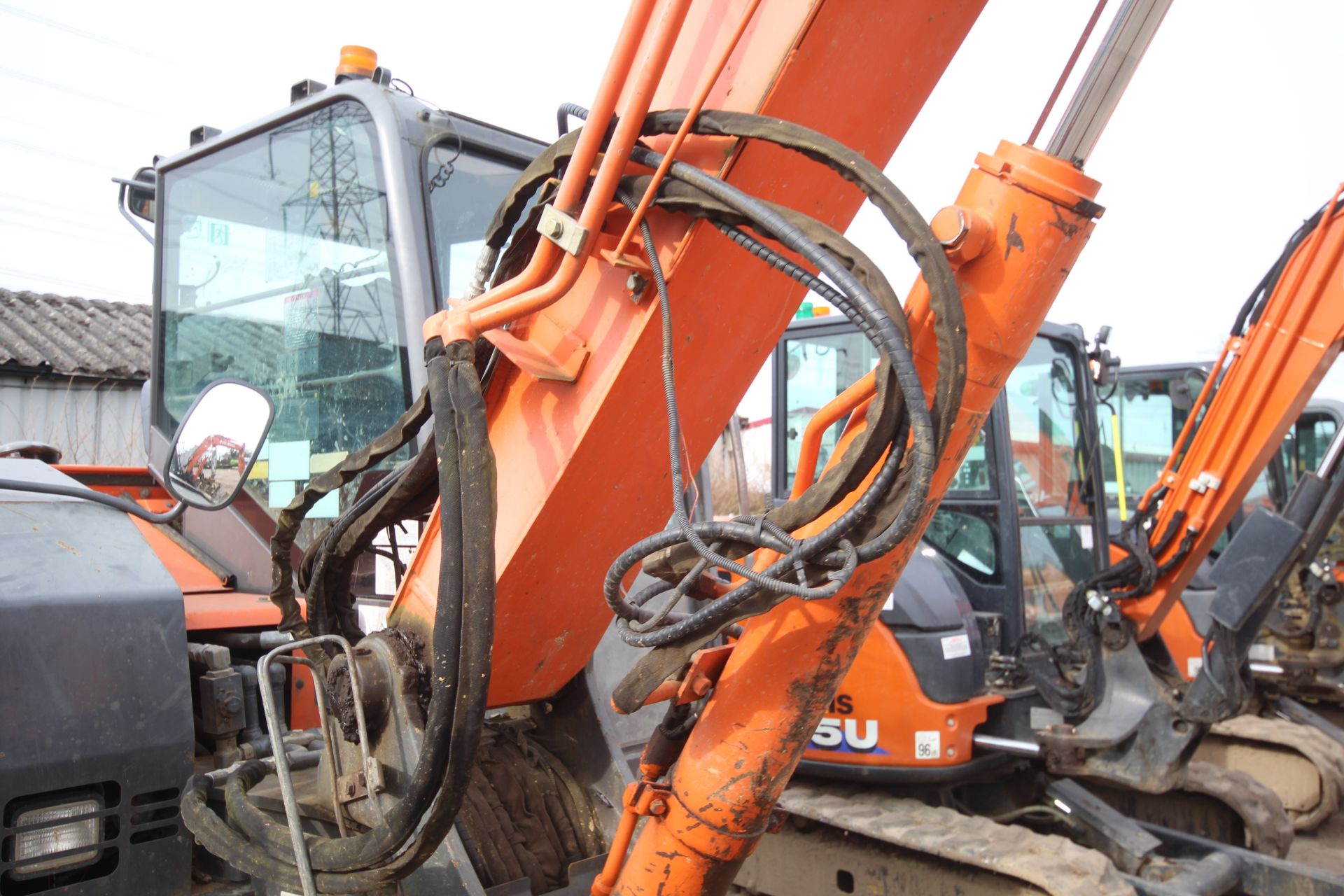Hitachi Z-Axis 85-USB LC-3 8.5T rubber track excavator. 2012. 7,217 hours. Serial number HCM - Image 13 of 71