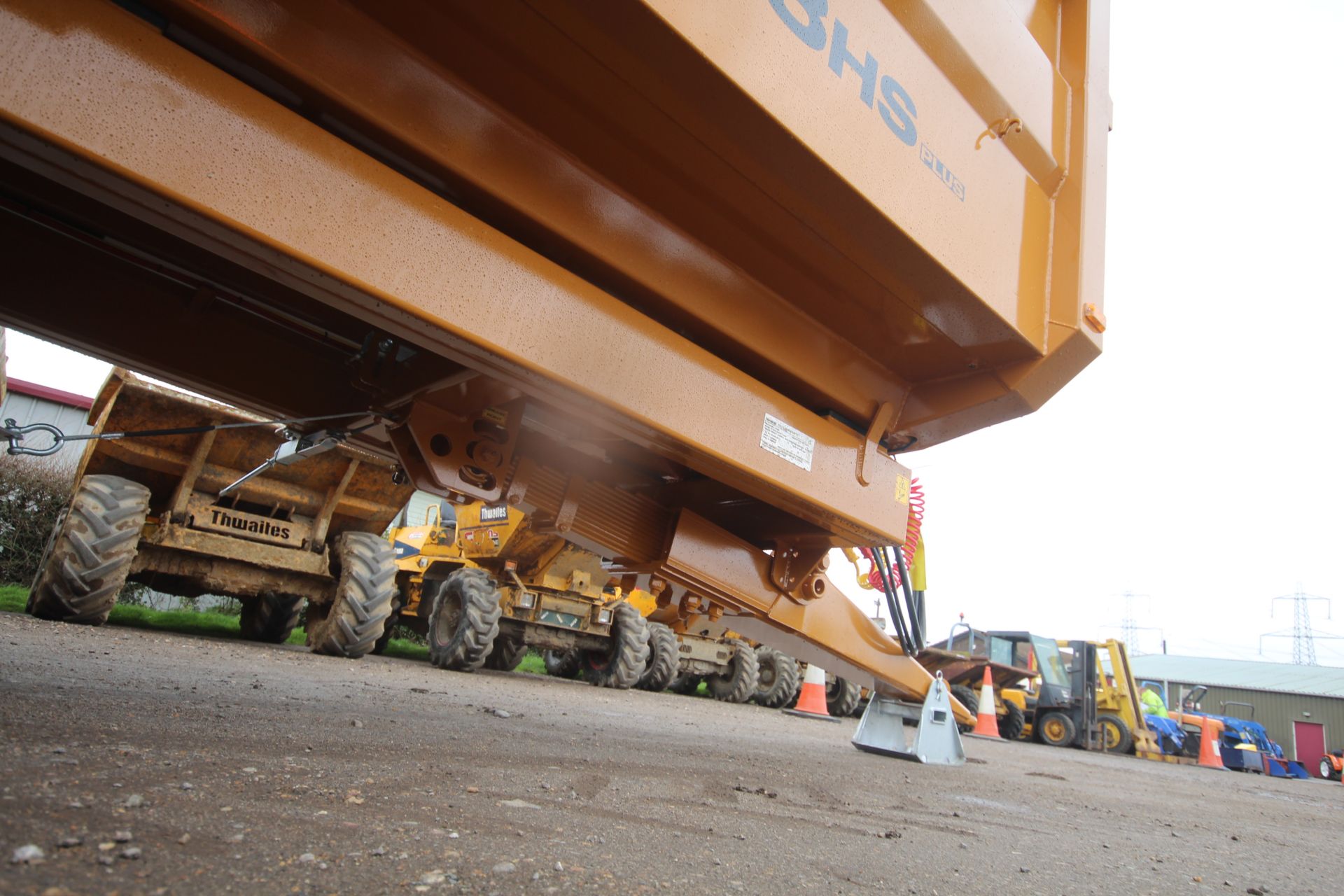 Richard Western SF18HS Plus 18T twin axle tipping trailer. With air brakes, sprung drawbar, - Image 46 of 50