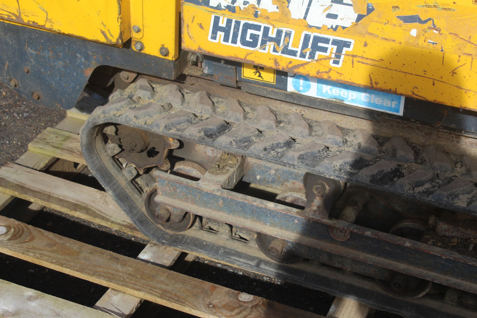 WB06 HighLift tracked pedestrian high tip dumper. 3,318 hours. With Kubota diesel engine. Key held. - Image 20 of 35