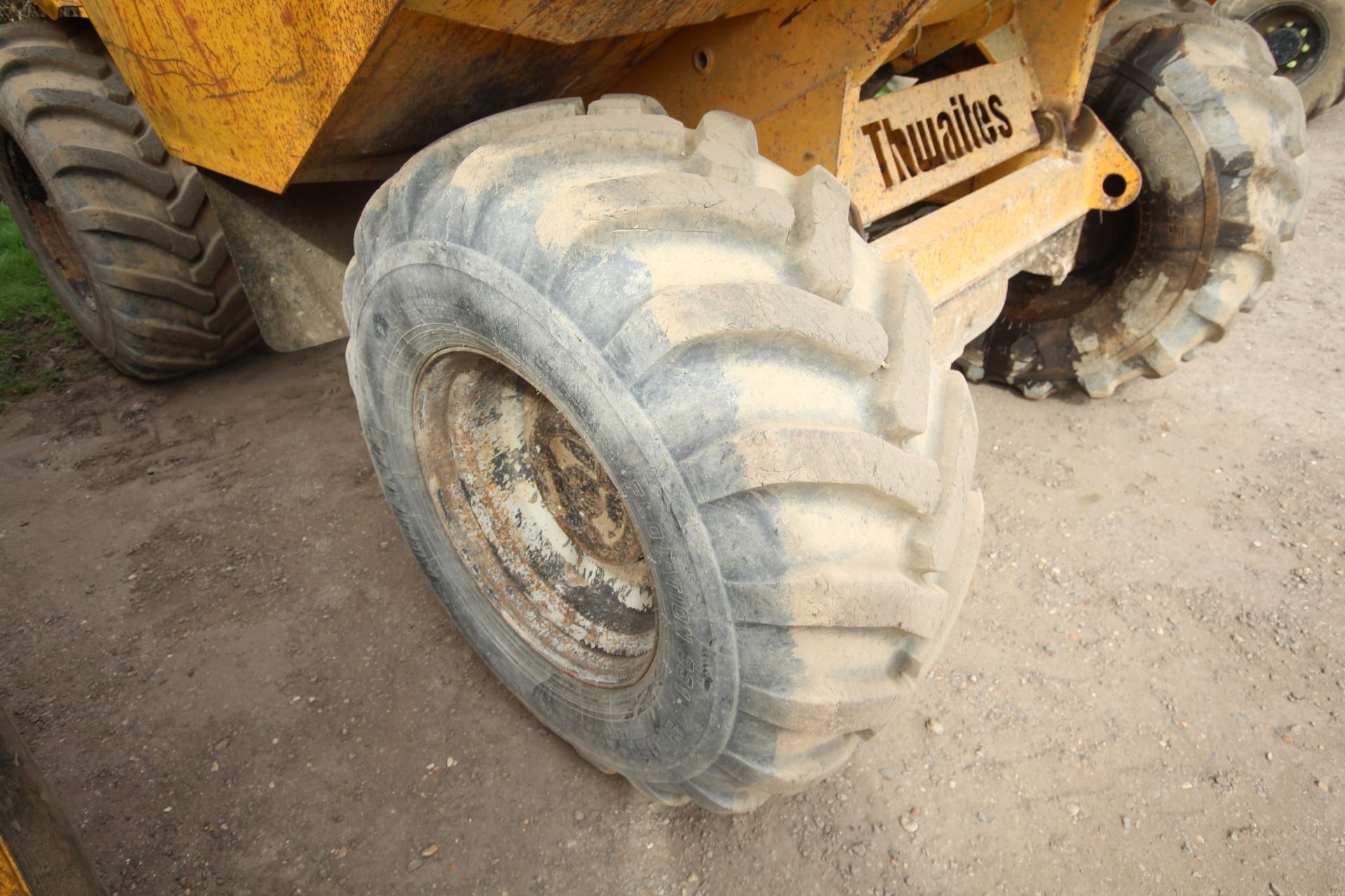 Thwaites 9T 4WD dumper. 2005. Unknown hours. Serial number SLCM39022507A6719. 500/60-22.5 wheel - Image 6 of 32