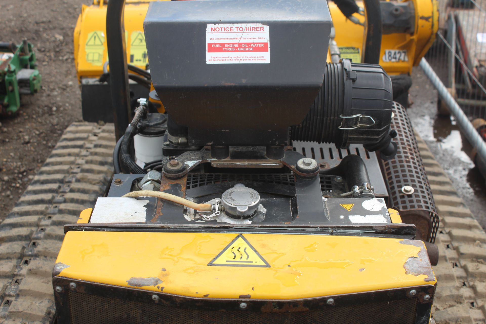 McConnel Robocut remote control rubber track flail mower. 2015. 1,285 hours. Serial number M1538518. - Image 20 of 31