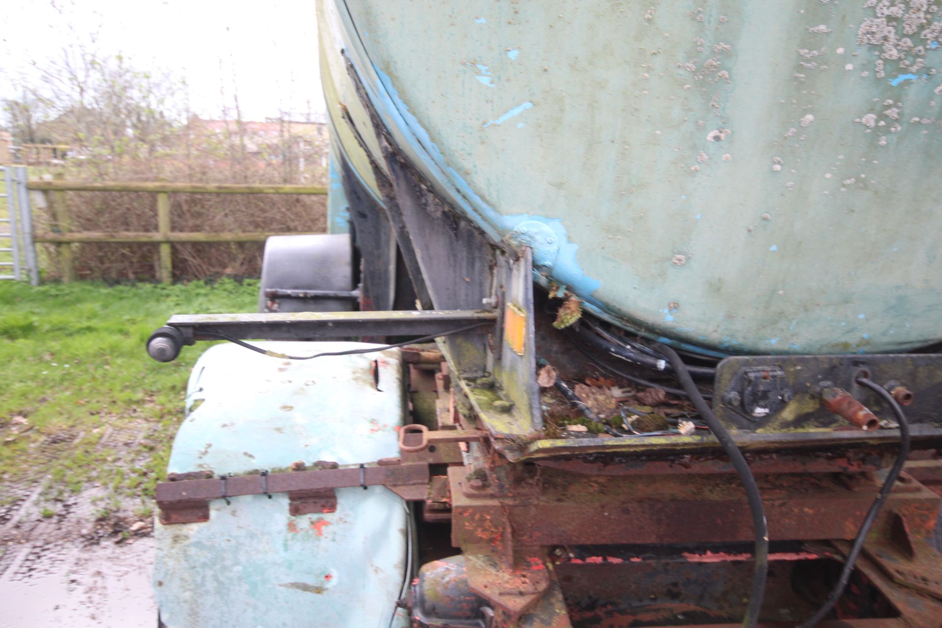 c.16,000L three compartment stainless steel artic bowser. With dolly, chemical locker and Honda - Image 5 of 53