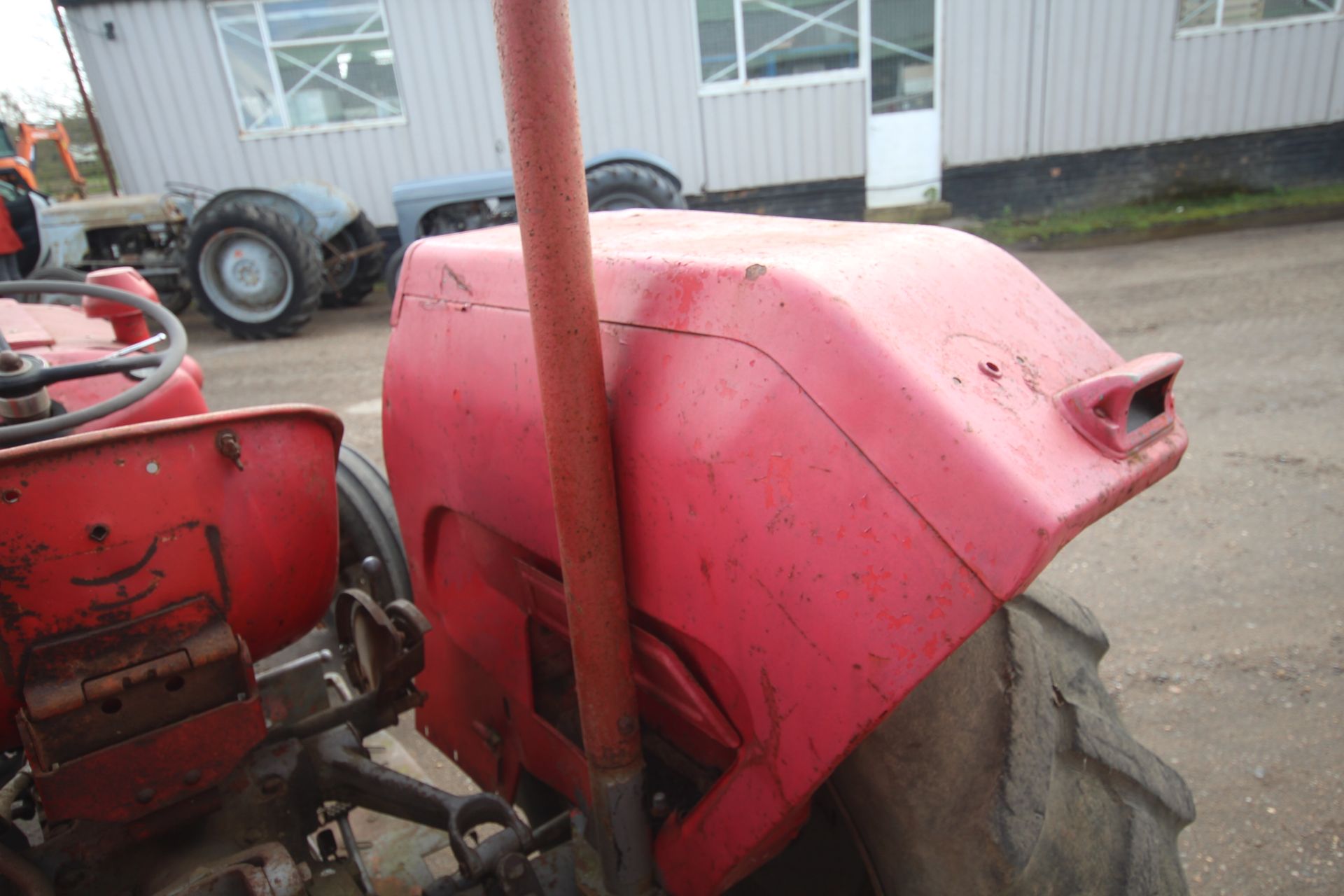Massey Ferguson 35X 2WD tractor. 1963. Serial number SNMY313859. 11-28 rear wheels and tyres. - Image 26 of 43