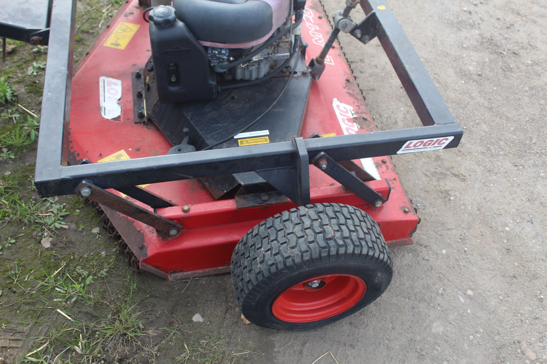 Logic LRM120 trailed mower for quad bike. - Image 4 of 12