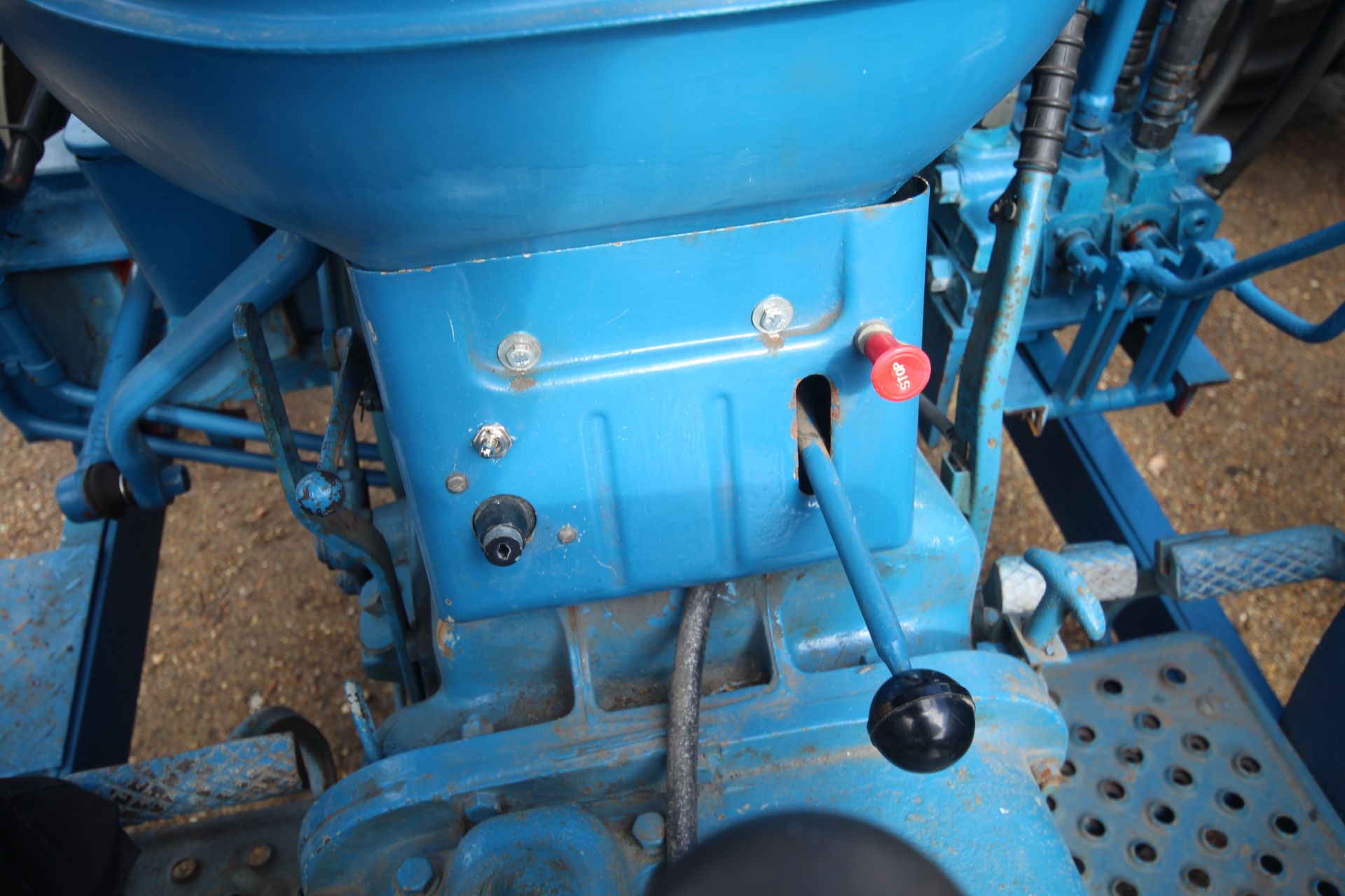 Fordson Power Major 2WD tractor. Registration 708 GUR (no paperwork). 12.4-36 rear wheels and - Image 48 of 54