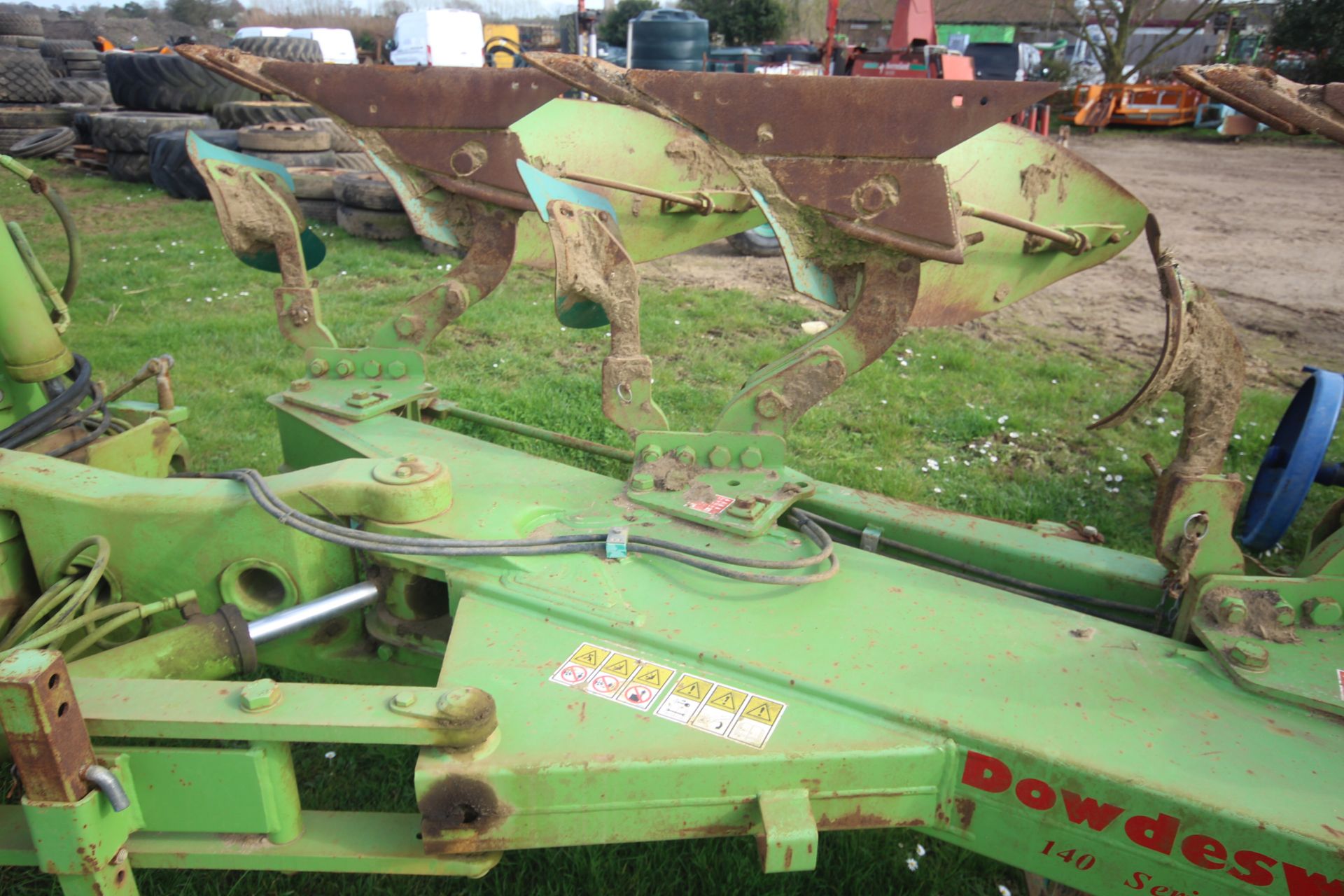 Dowdeswell 140 MA 5+1F reversible plough. With hydraulic press arm. Refurbished by Agri-Hire 2019. - Bild 22 aus 25