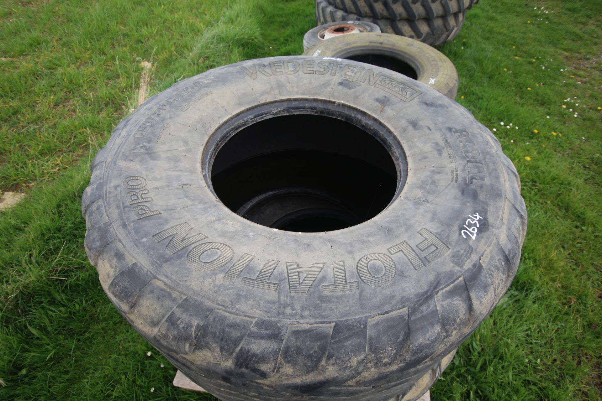 2x 650/50R22.5 trailer tyres. V - Image 3 of 4