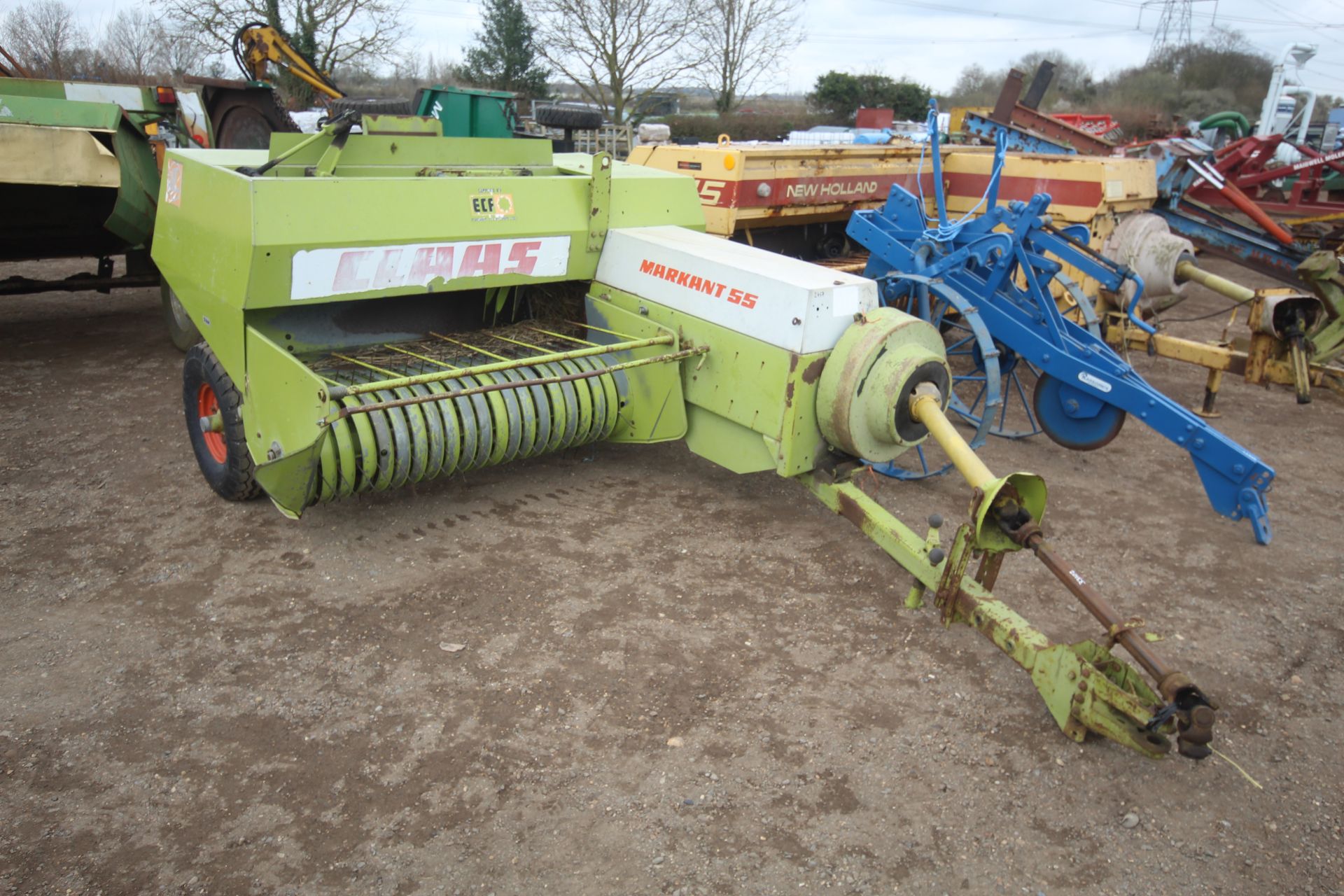 Claas Markant 55 conventional baler.