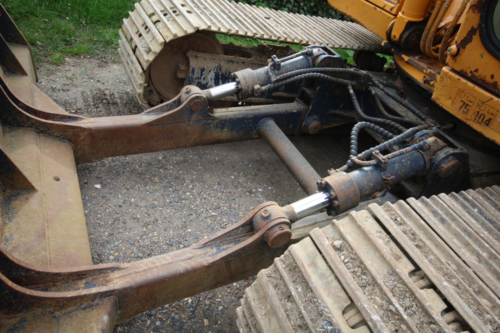 Hyundai Rolex 130 14T LCD-3 steel track excavator. Showing 4,963 hours. 20xx. With two buckets, twin - Image 30 of 70