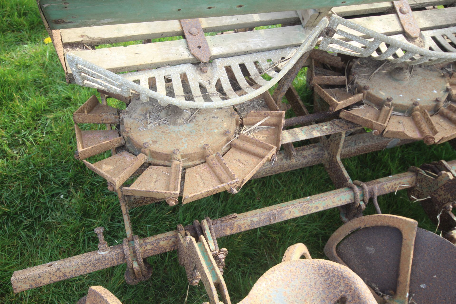 Vintage three row PTO driven potato planter. V - Image 5 of 15