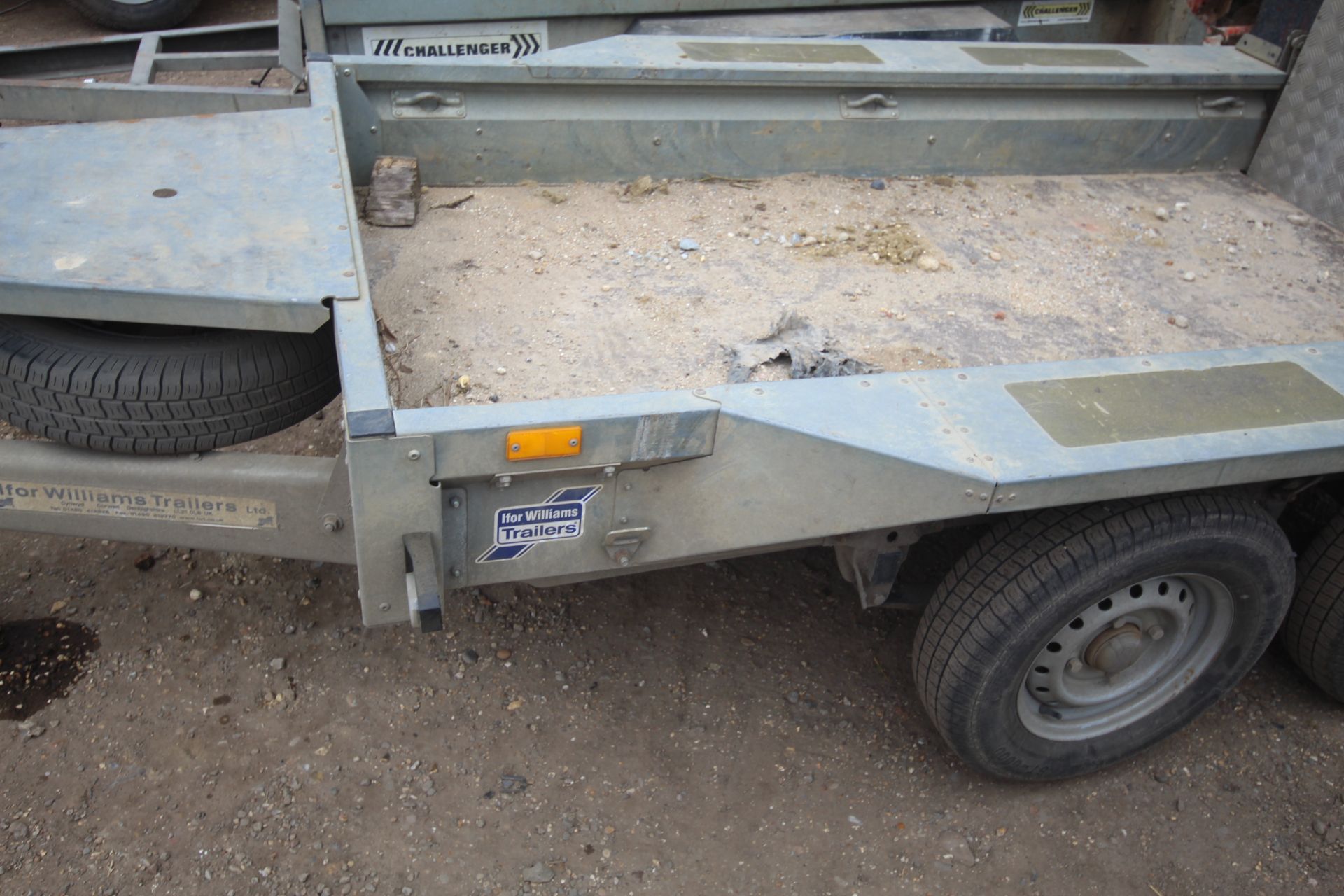 Ifor Williams GX84 8ft x 4ft twin axle plant trailer. With full width ramp. For sale on behalf of - Image 27 of 32