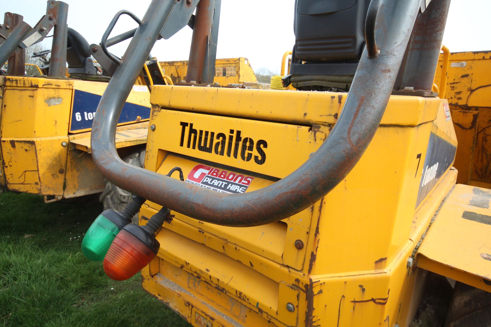 Thwaites 6T 4WD dumper. 2009. Hours TBC. Serial number SLCM565ZZ90887177. 405/70-20 wheels and - Image 15 of 35