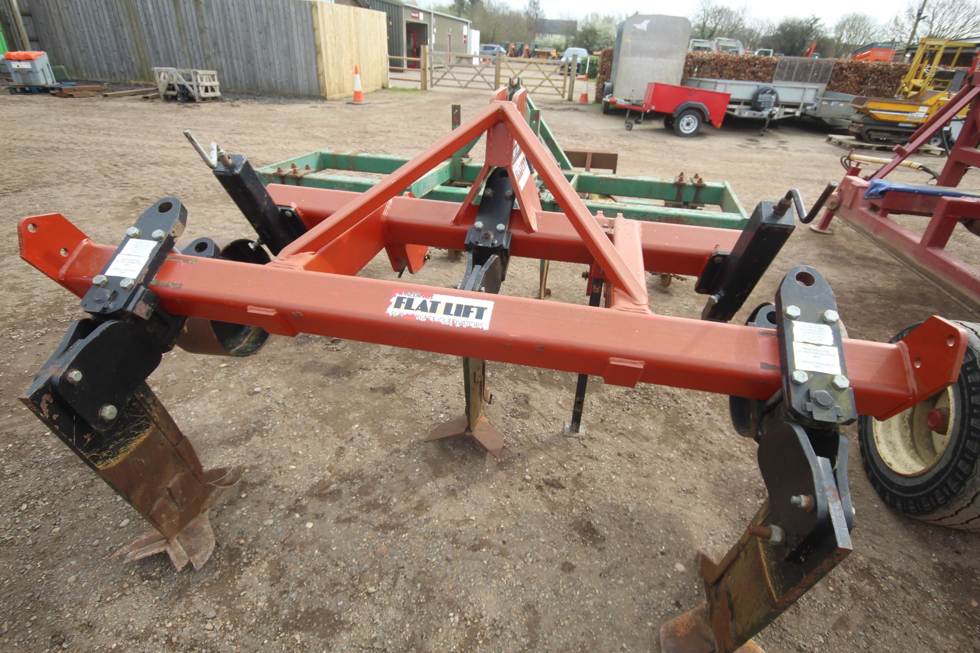 Spaldings 90/150 Flatlift three leg subsoiler. From a local deceased estate. Manual held. - Image 9 of 17