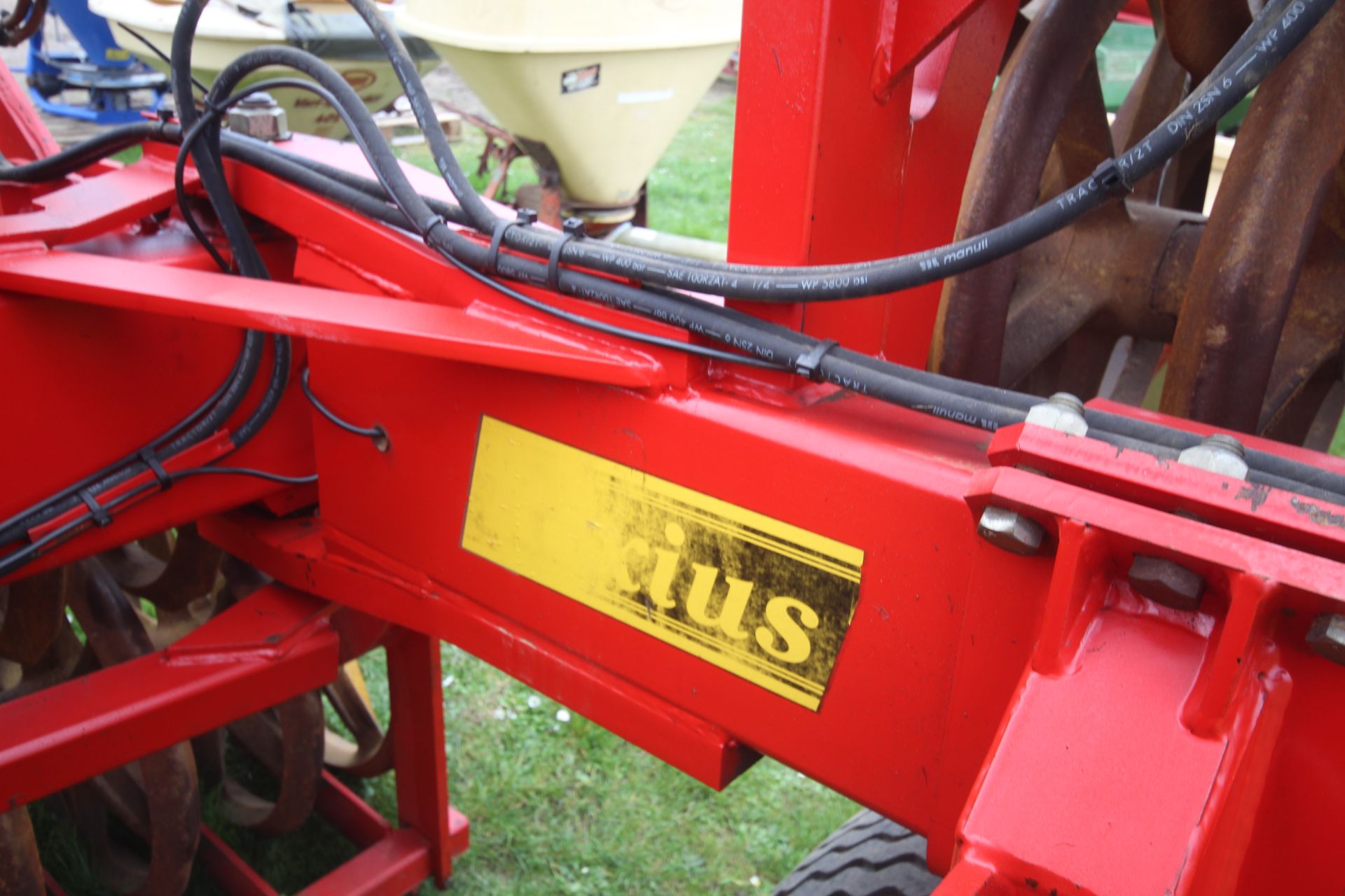 Vaderstad 4.5m Rexius Twin 450. With sprung legs, levelling paddles and double cast iron rings. - Image 27 of 48
