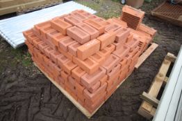 Pallet of bricks.
