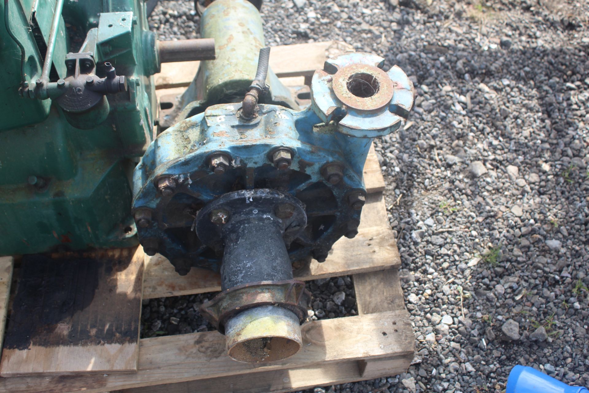 Lister 2cyl diesel engine and a pump. V - Bild 10 aus 11