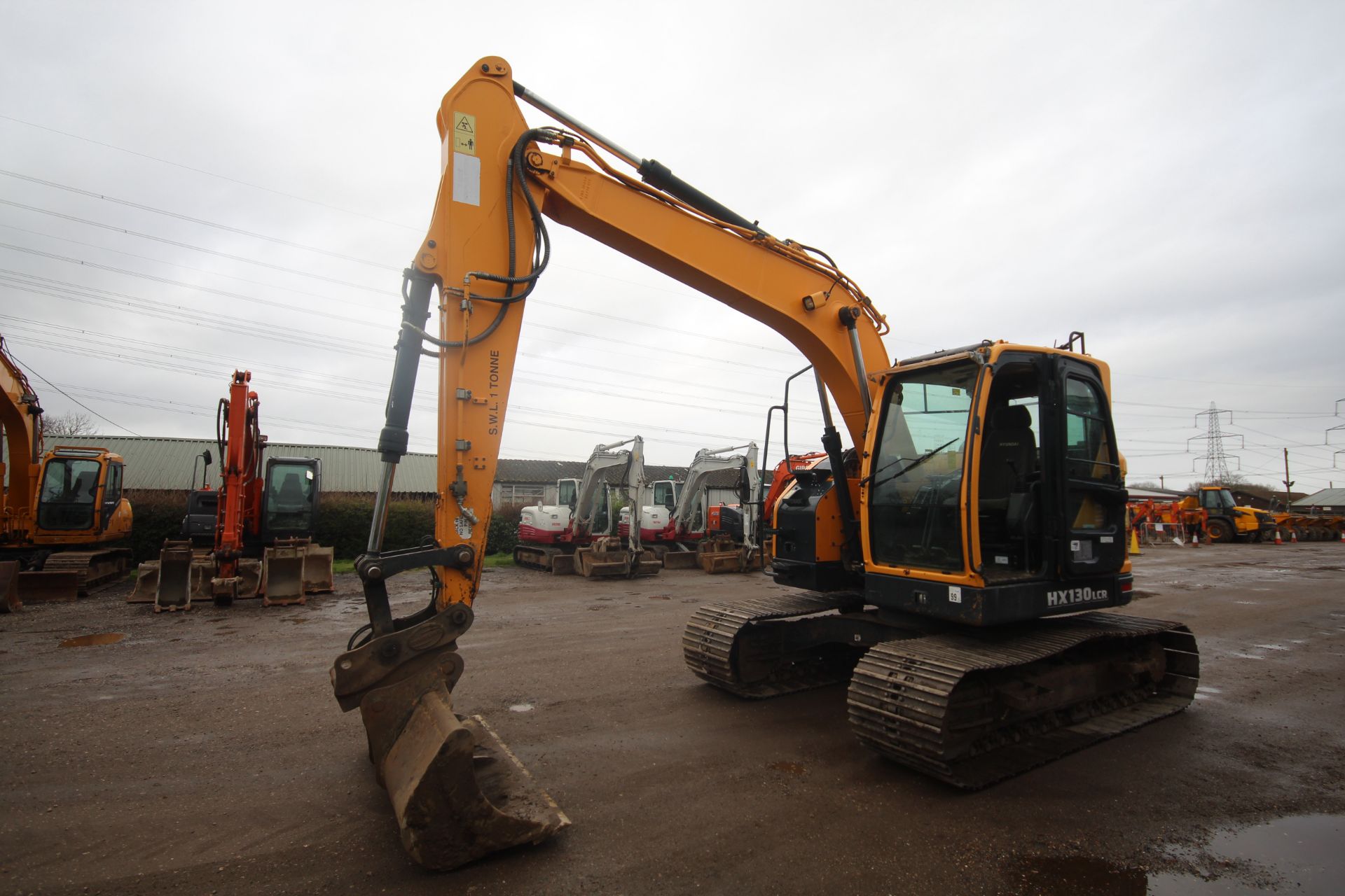 **CATALOGUE CHNAGE** Hyundai HX130 LCR 13T steel track excavator. 2018. c. 5,150 hours. Serial - Image 4 of 77