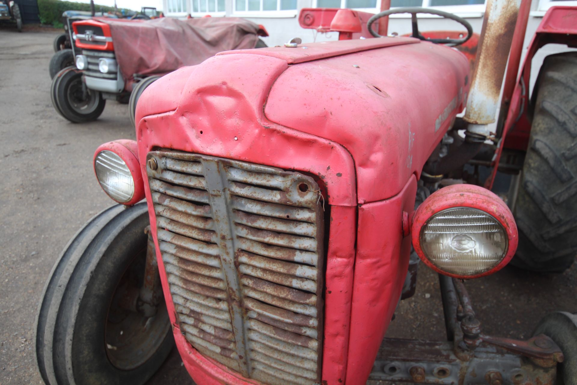 Massey Ferguson 35X 2WD tractor. 1963. Serial number SNMY313859. 11-28 rear wheels and tyres. - Image 5 of 43