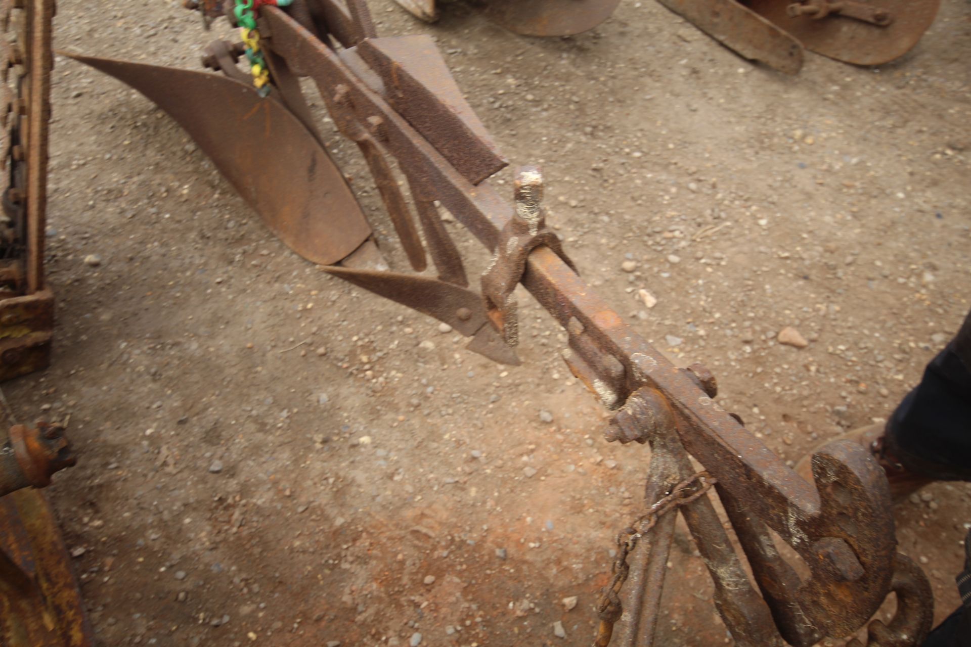 Ransomes YL horse drawn plough. - Image 9 of 9
