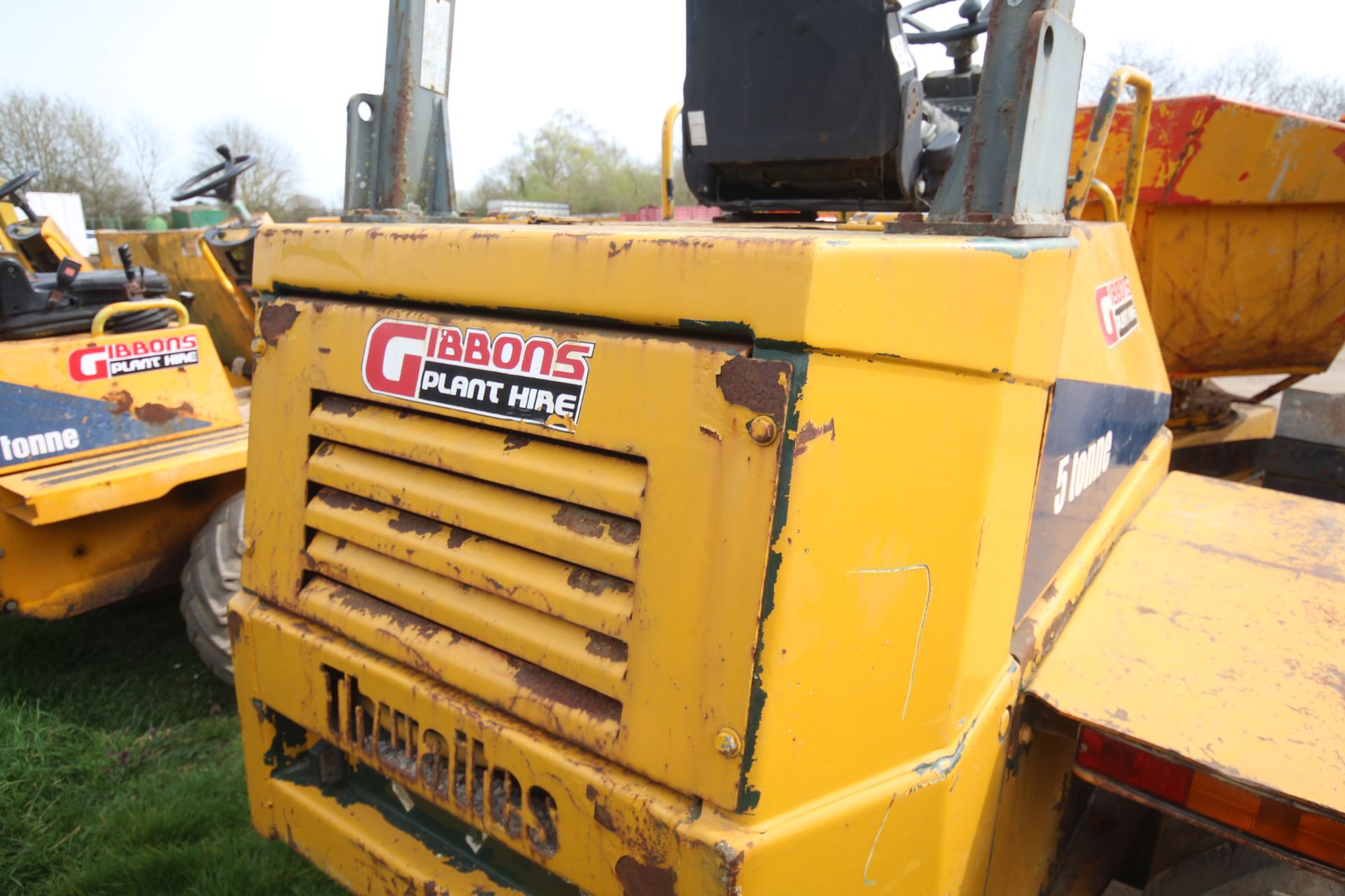 Thwaites 5T 4WD swivel tip dumper. 2003. 3,330 hours. Serial number SLCM355ZZ35.A3194. 12.5/80-18 - Image 18 of 37