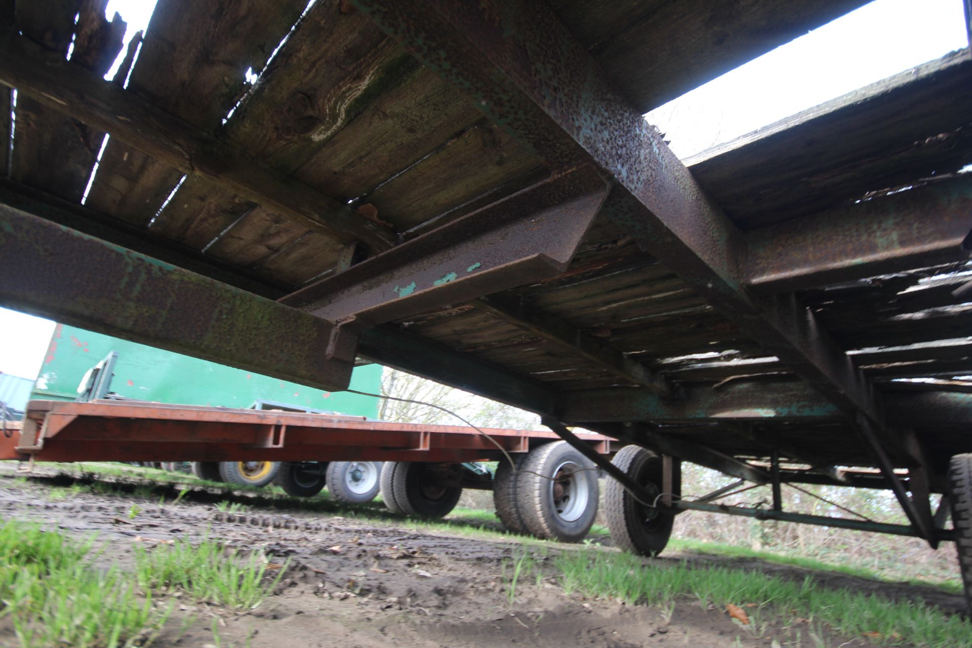 20ft single axle bale trailer. With front and rear ladders. - Image 15 of 20