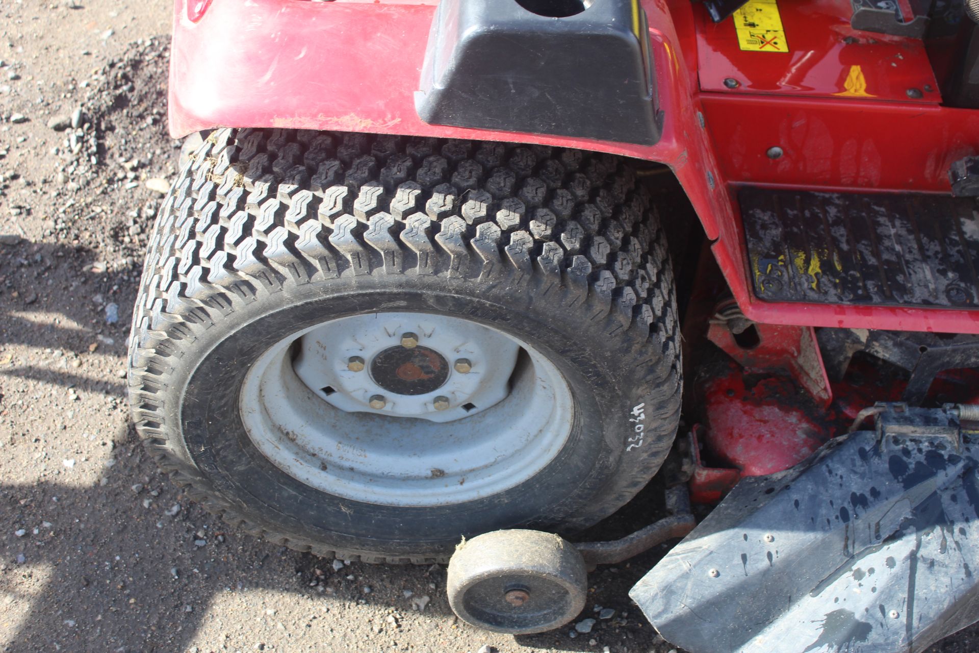 Wheel Horse Toro 38in ride-on mower. Key, Manual held. V - Image 11 of 22