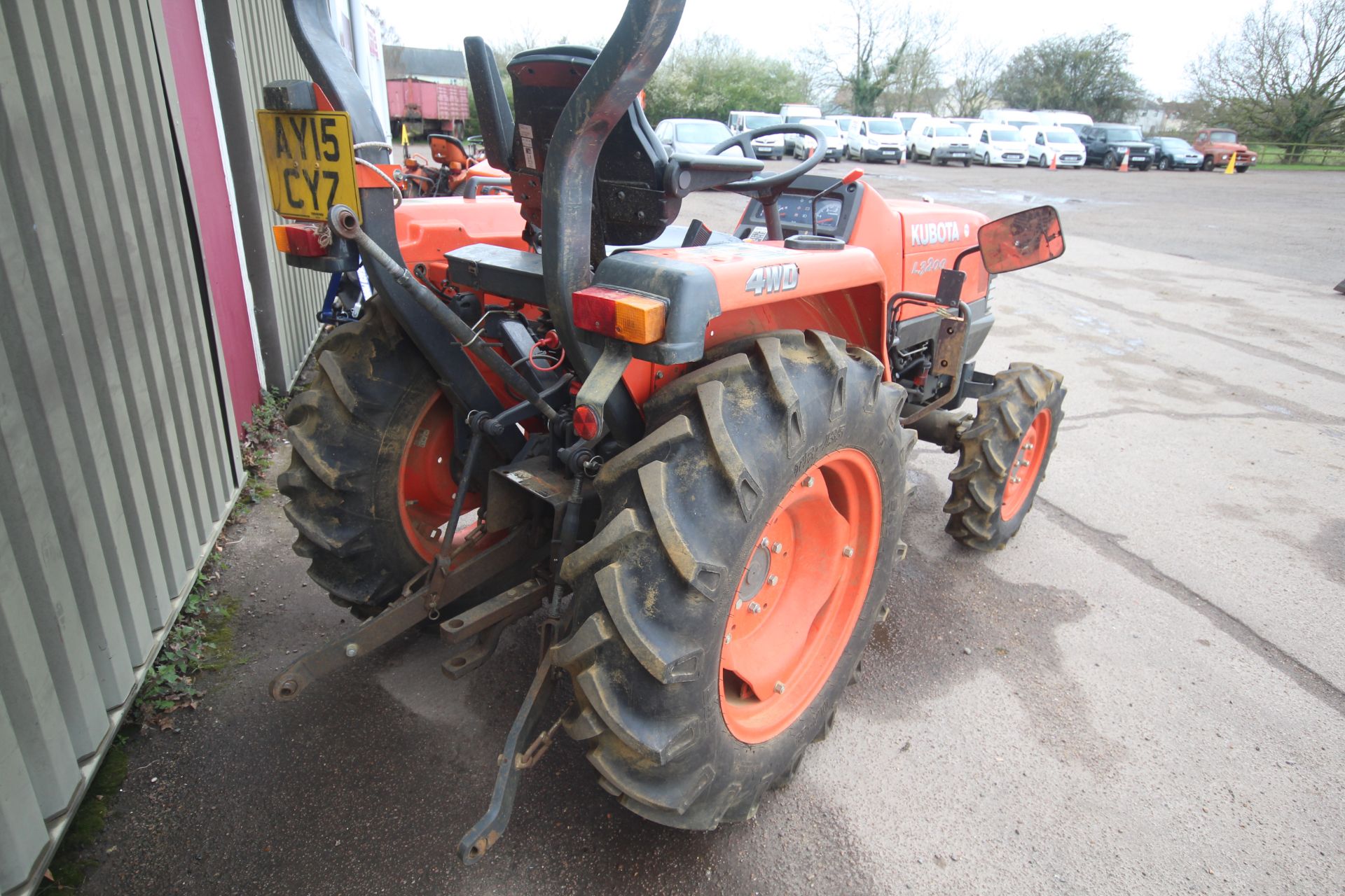 Kubota L3200 4WD compact tractor. Registration AY15 CYZ. Date of first registration xx/xx/2015. - Image 3 of 30