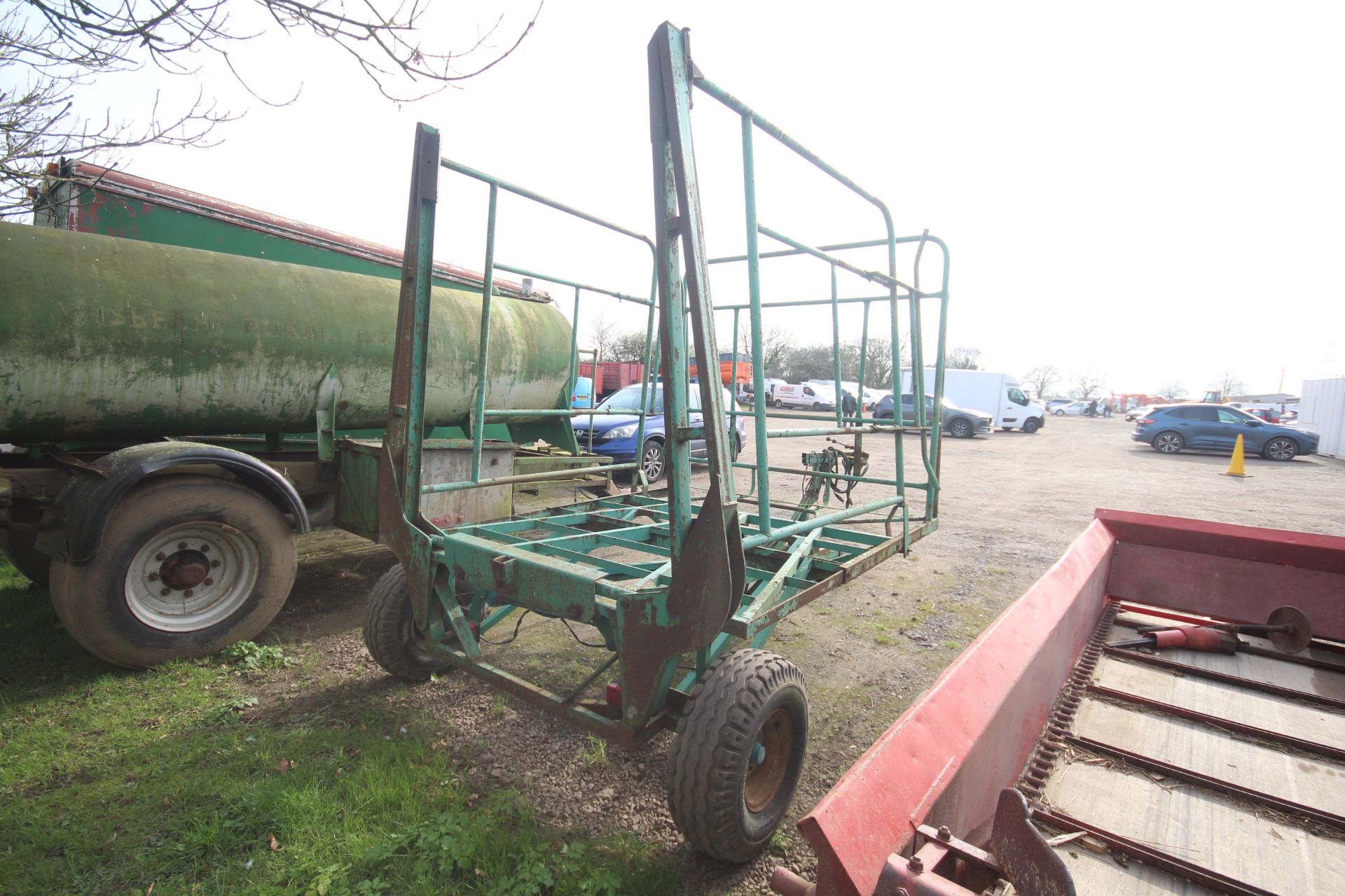 Farmhand trailed 56 bale carrier. V - Image 3 of 23