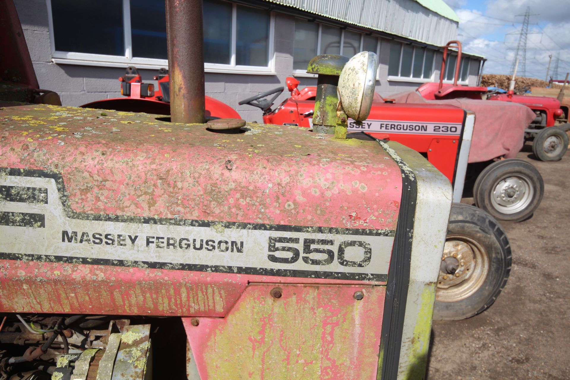 Massey Ferguson 550 2WD tractor. Registration DPV 391T (no paperwork). Date of first registration - Image 40 of 54