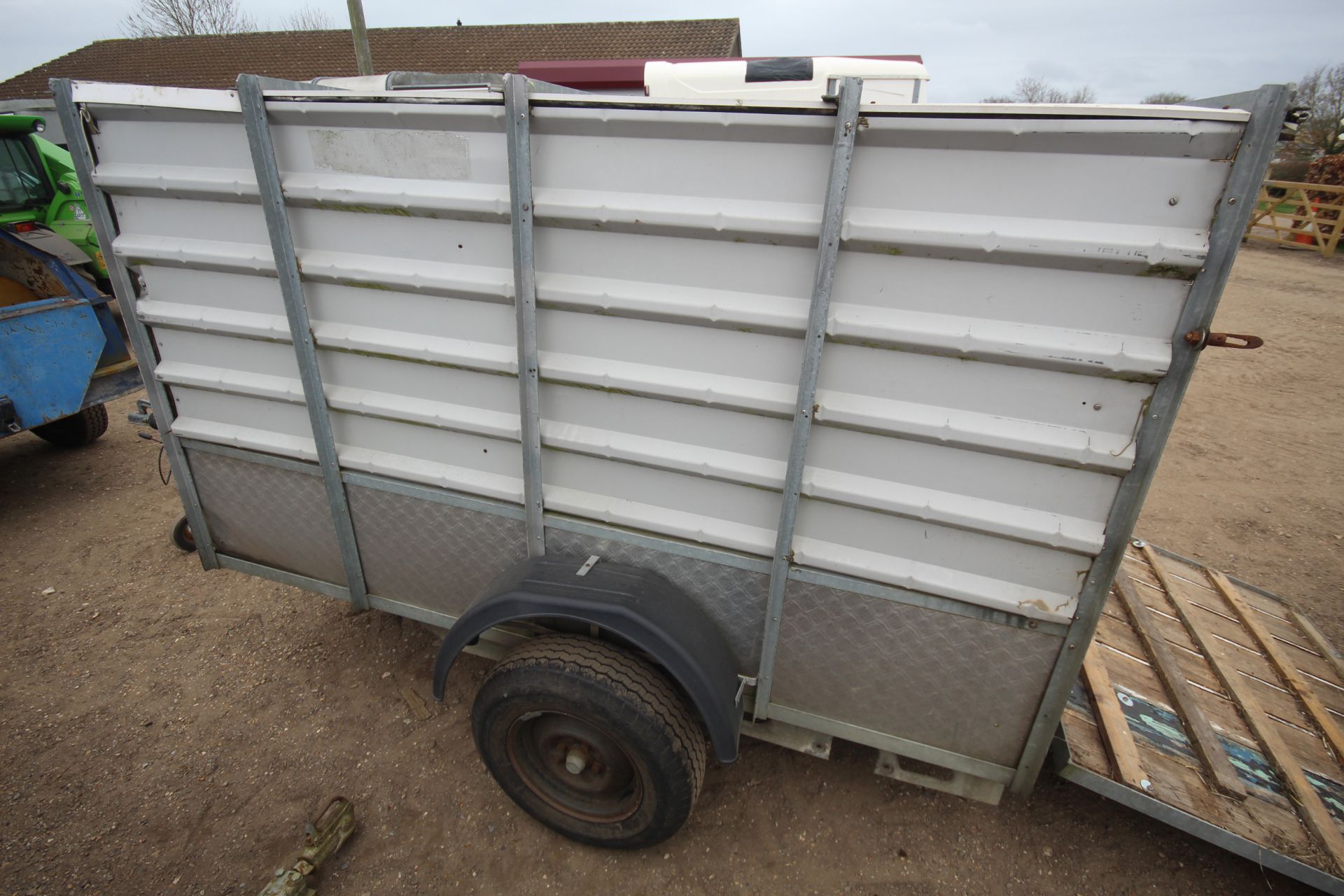 Home built single axle box trailer. - Image 17 of 29