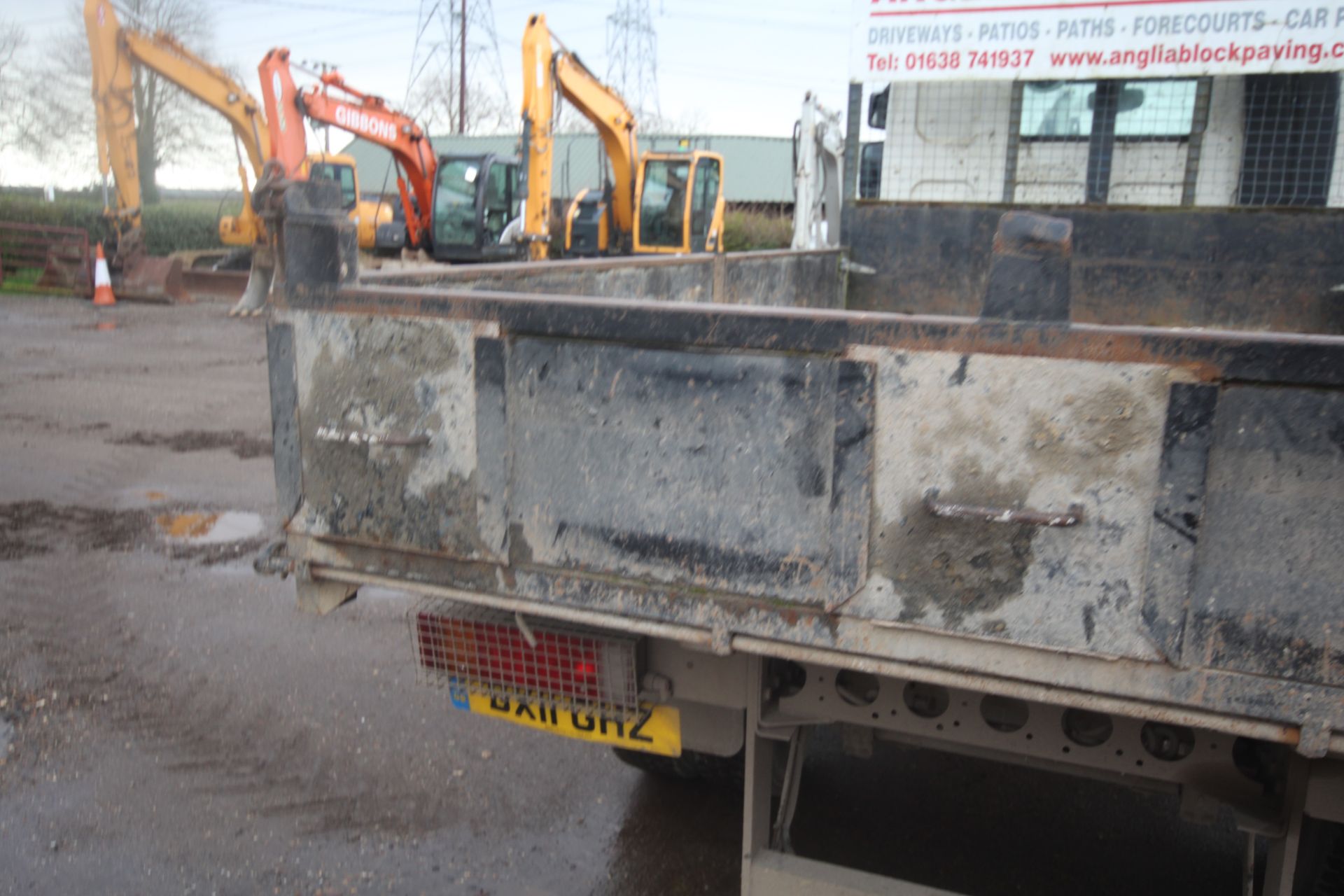 Leyland DAF FL45-150 7.5T manual 4x2 drop side tipper. Registration DX11 GHZ. Date of first - Image 22 of 53