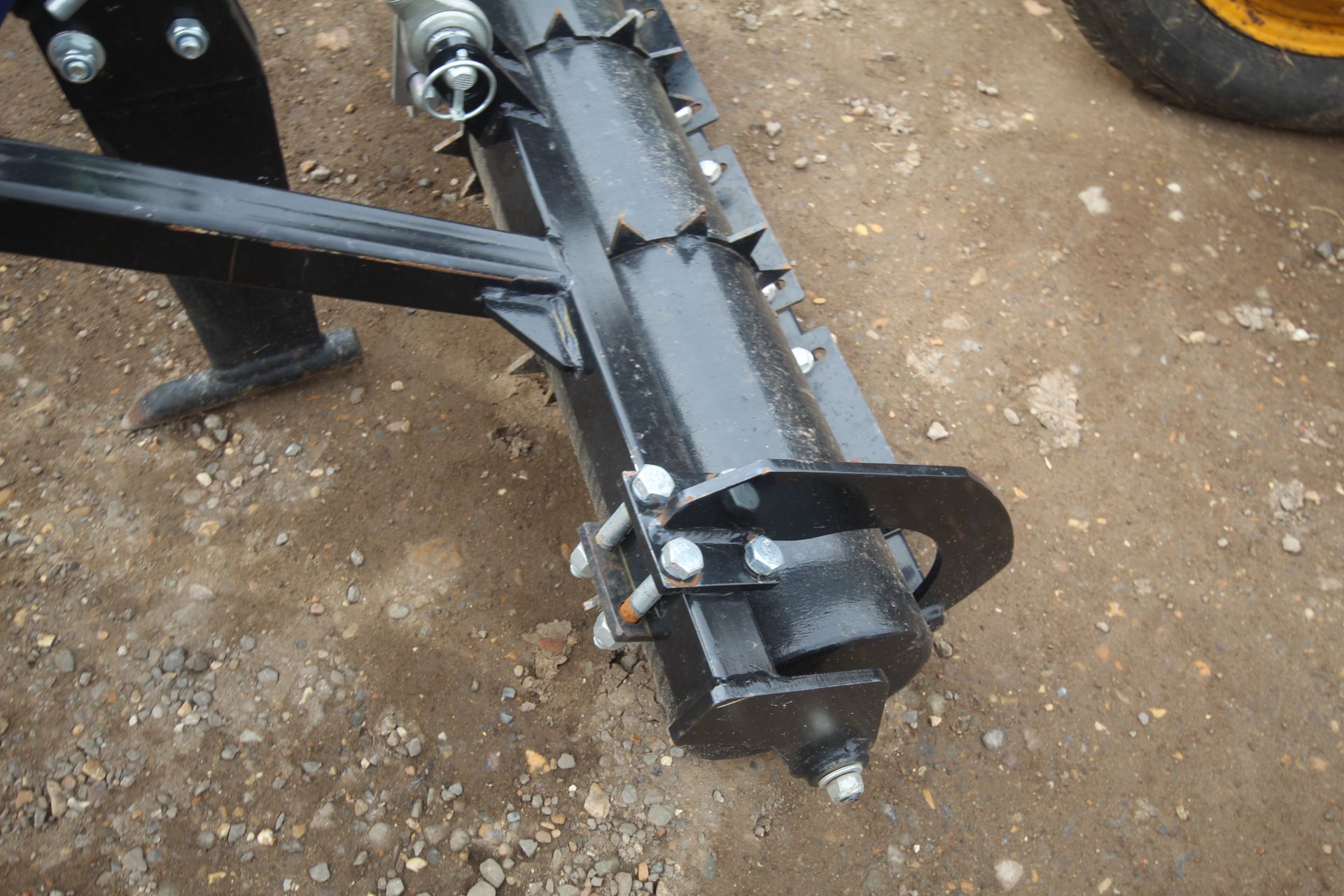 Single leg mole plough for compact tractor. With crumbler. Paperwork held. - Image 9 of 11