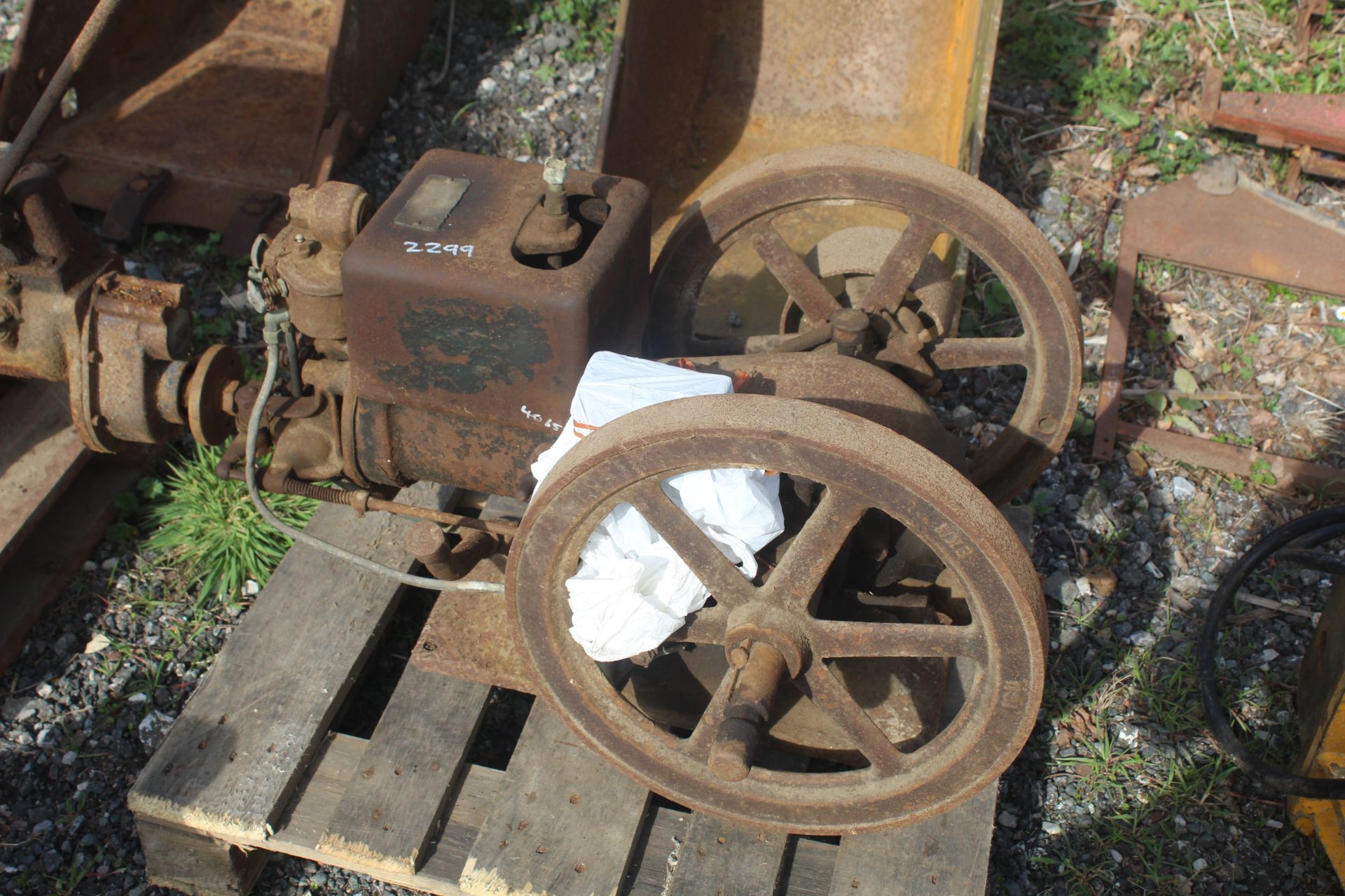 Stationary engine. For spares or repair.