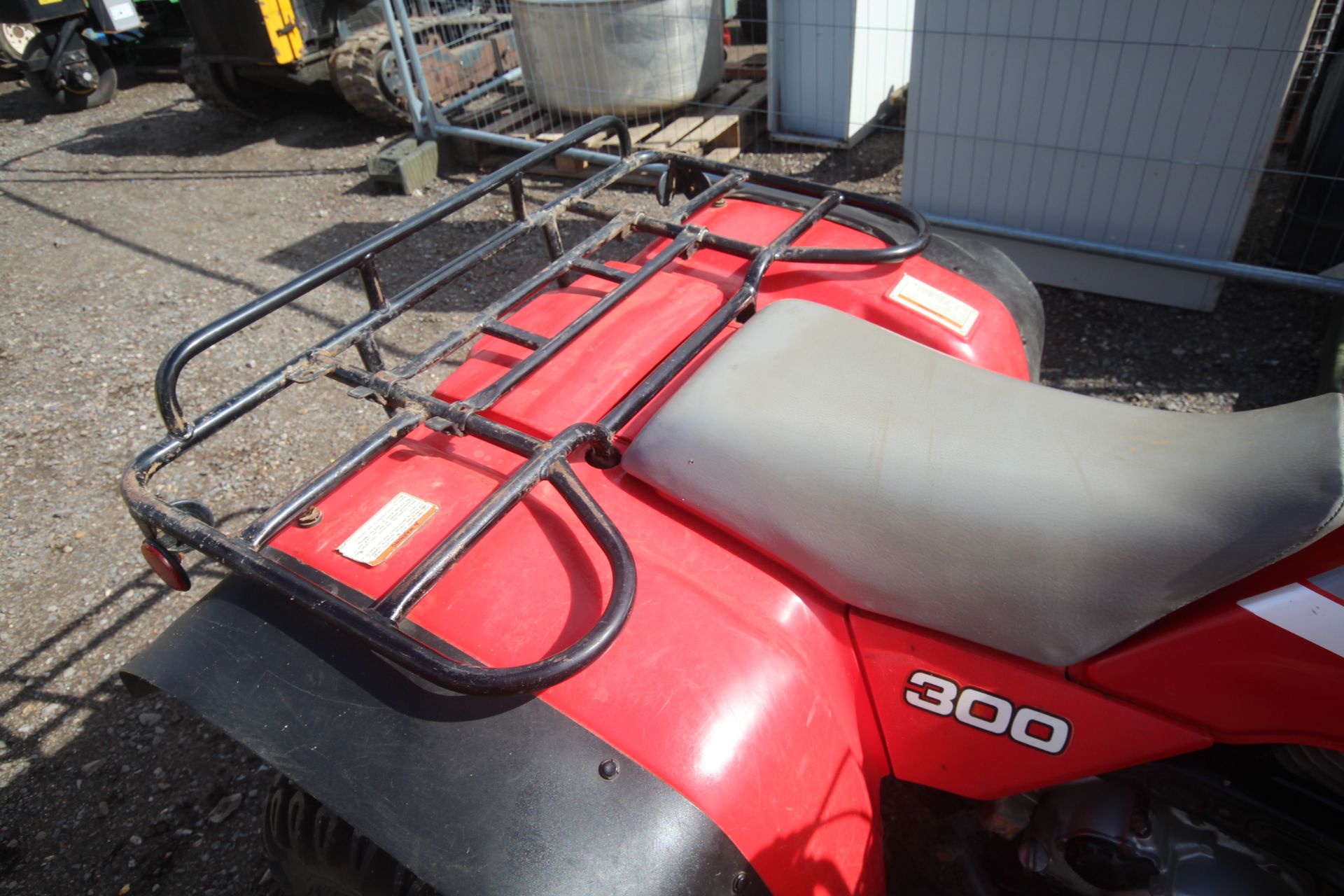 Honda Big Red 300 2WD quad bike. 1992. Owned from new. Key held. V - Bild 22 aus 24