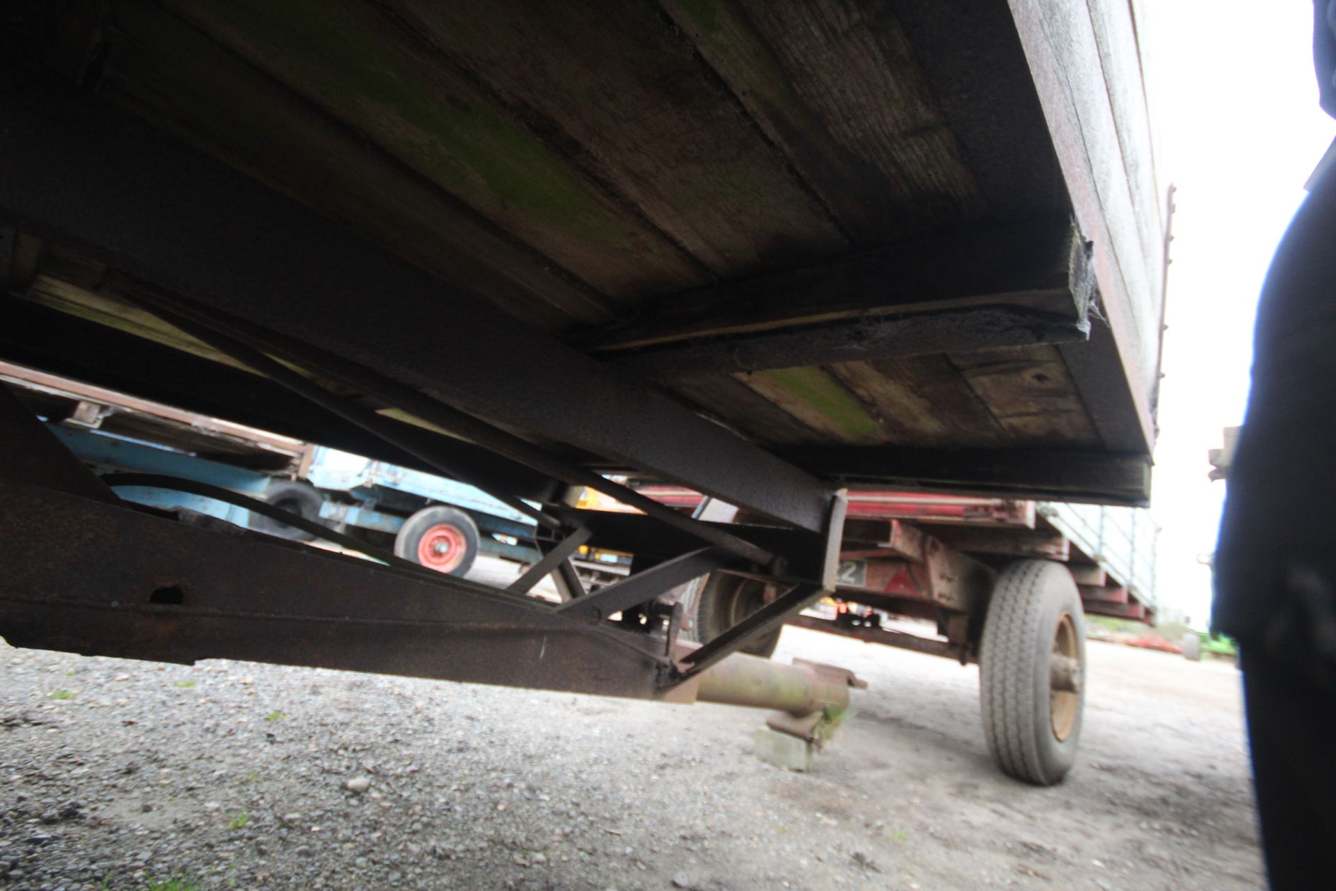 3T single axle tipping trailer. Vendor reports tips well. V - Image 18 of 20