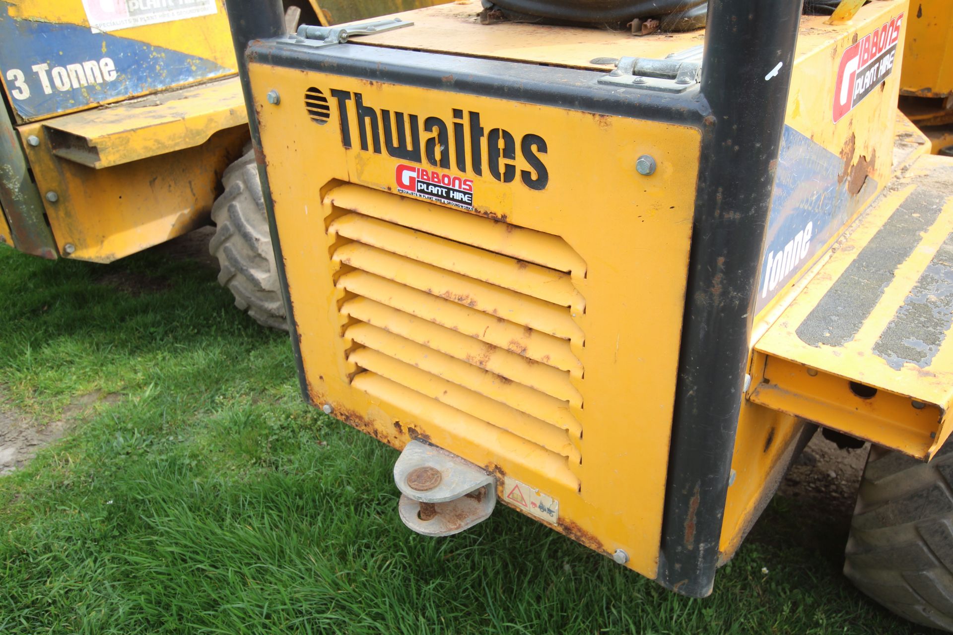 Thwaites 3T 4WD swivel tip dumper. 2014. 996 hours. Serial number SLCM573Z1409C9704. 11.5/80-15.3 - Image 15 of 34