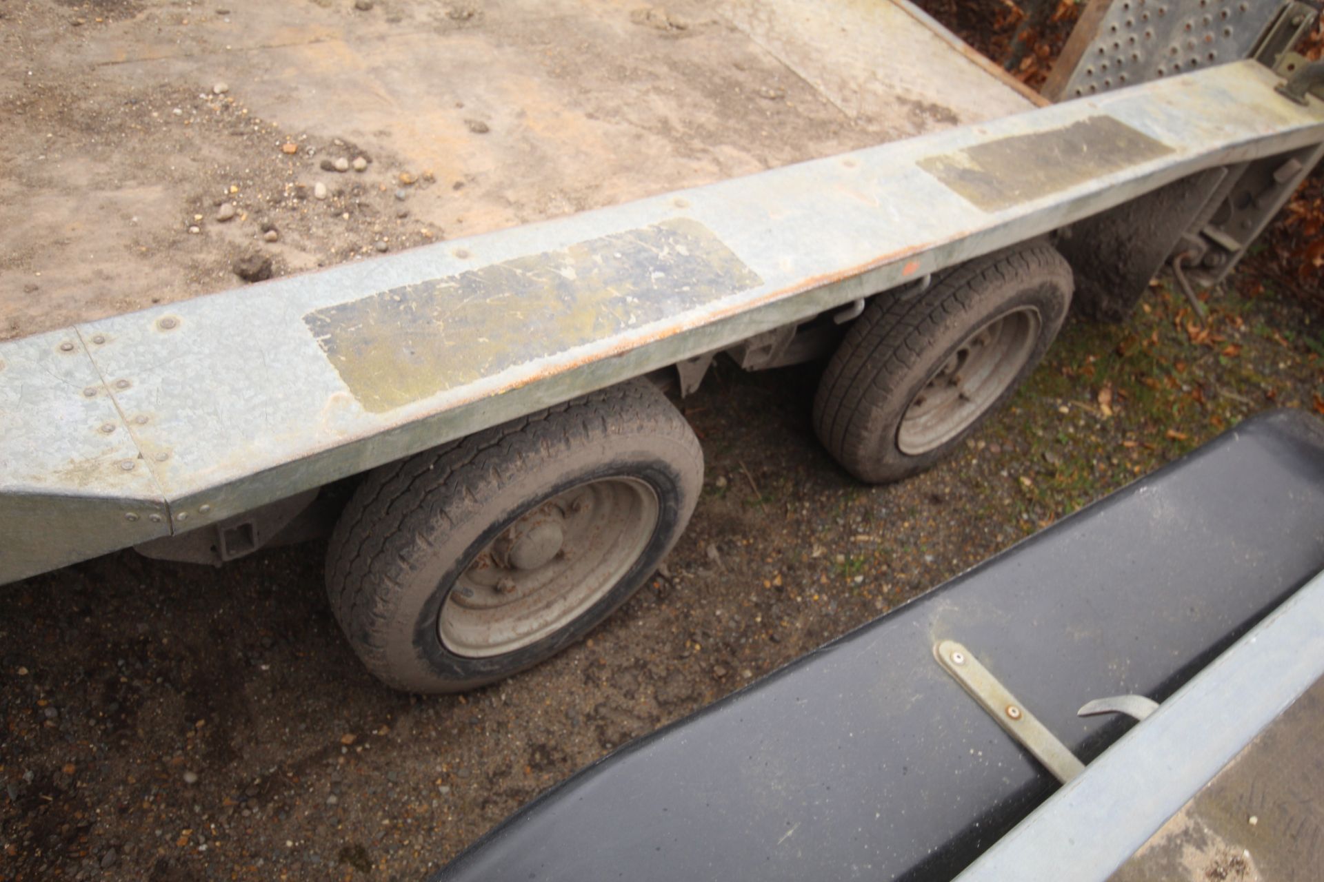 Ifor Williams GX106 10ftx6ft twin axle plant trailer. With ramps. V For sale on behalf of the - Image 11 of 38