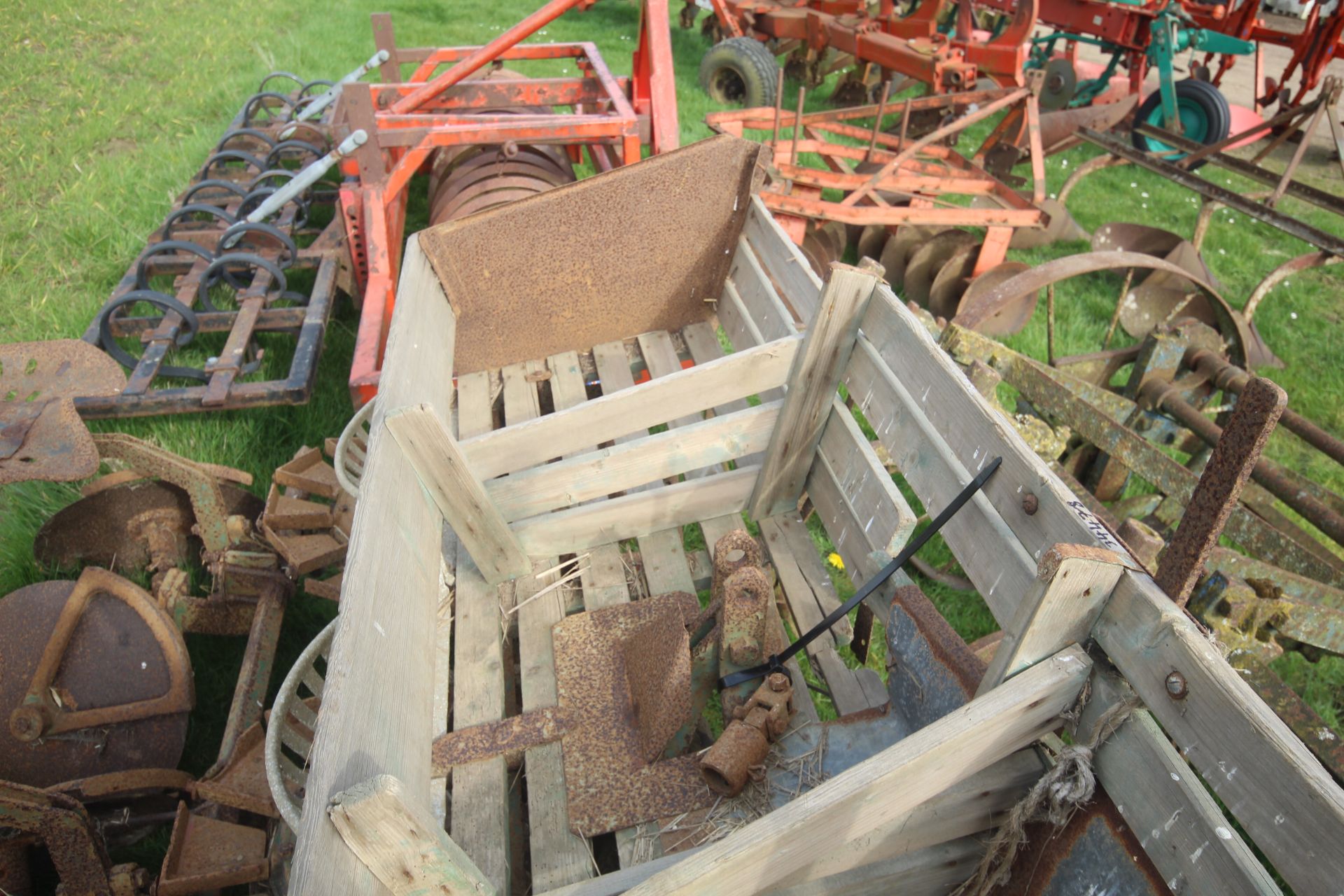 Vintage three row PTO driven potato planter. V - Image 12 of 15