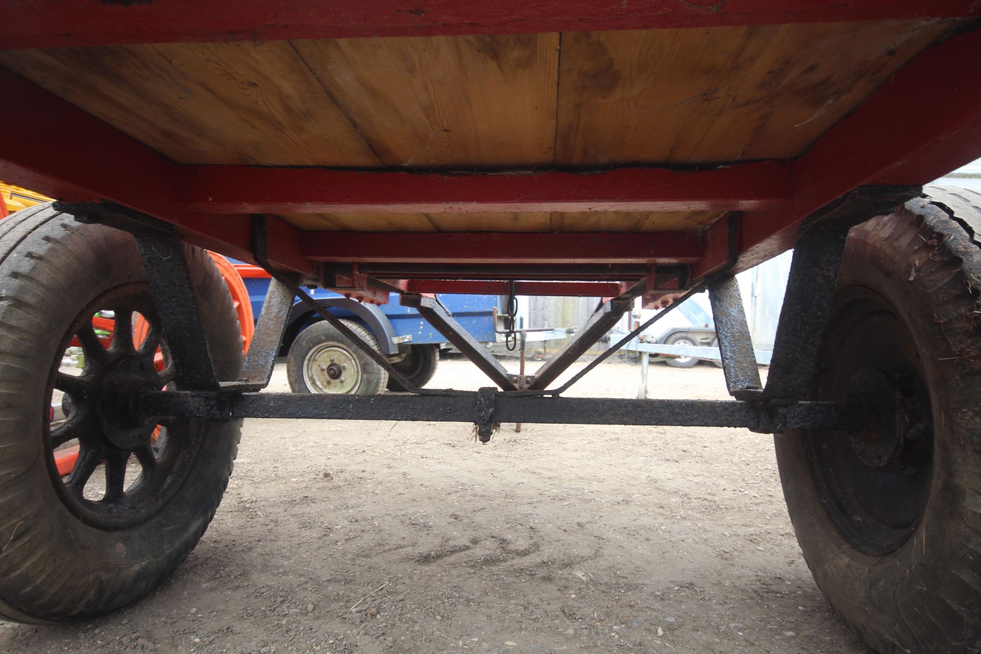 Tumbrel. With tractor drawbar. - Image 19 of 30