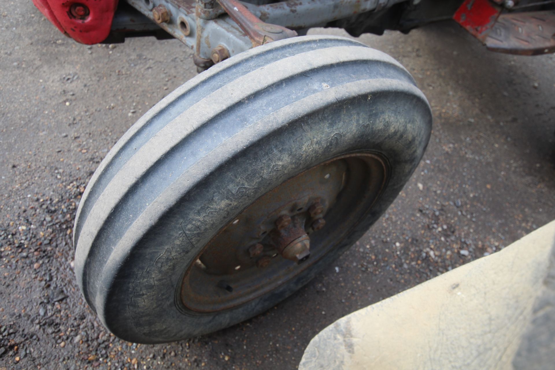Massey Ferguson 35X 2WD tractor. 1963. Serial number SNMY313859. 11-28 rear wheels and tyres. - Image 8 of 43
